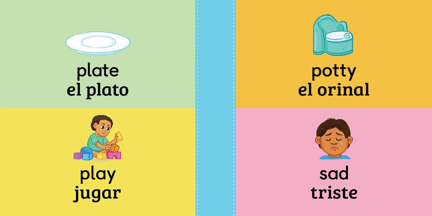 100 First Words for Toddlers: English-Spanish Bilingual: 100 primeras palabras para niï¿½os pequeï¿½os: Inglï¿½s - Espaï¿½ol Bilingï¿½e