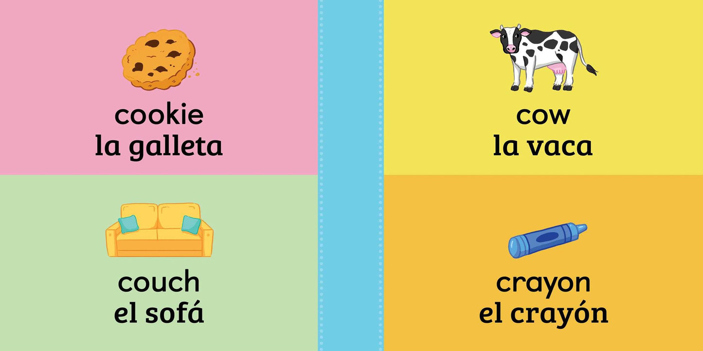 100 First Words for Toddlers: English-Spanish Bilingual: 100 primeras palabras para niï¿½os pequeï¿½os: Inglï¿½s - Espaï¿½ol Bilingï¿½e