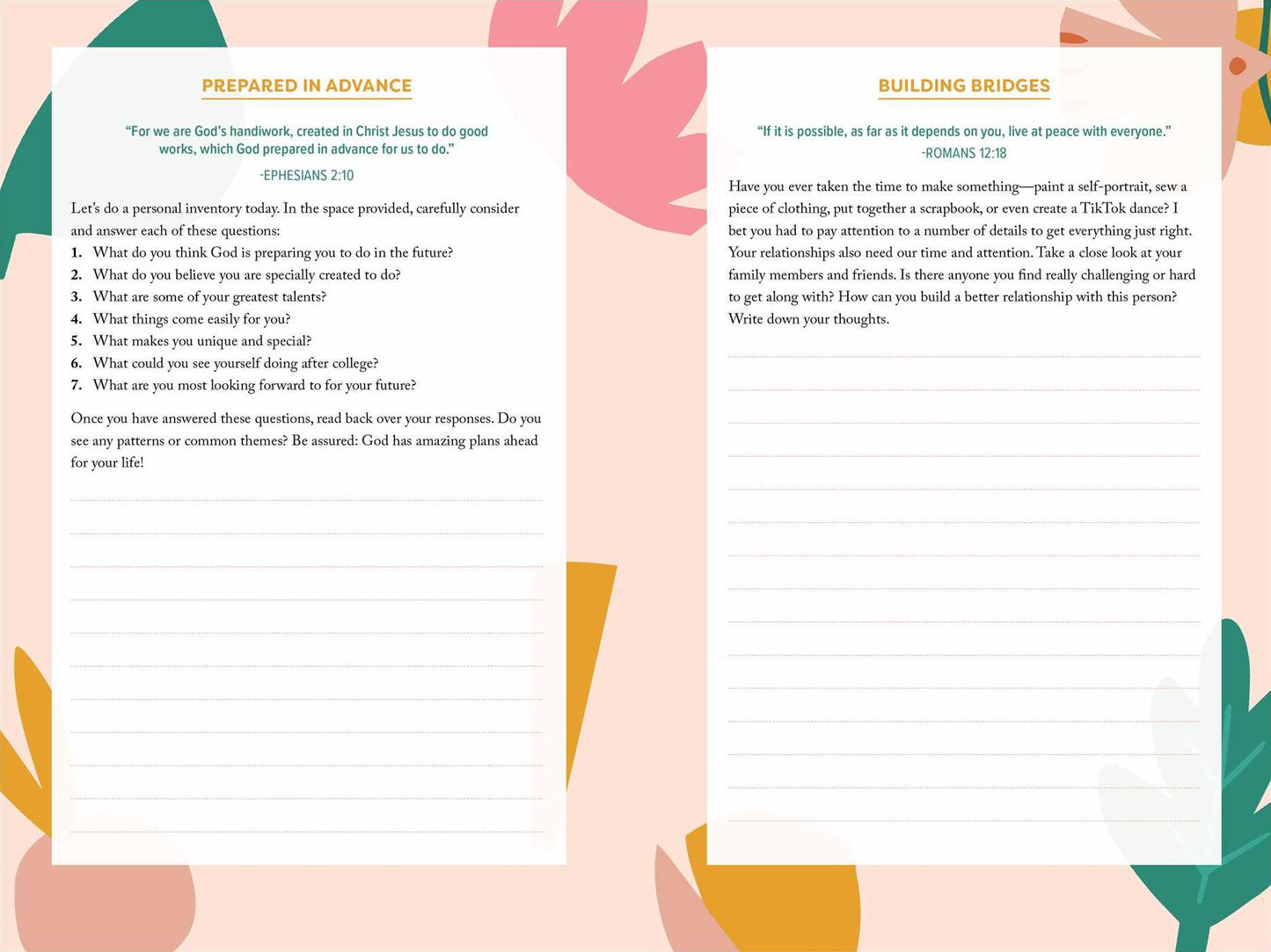 Live in Light Journal: Inspirational Prompts for Christian Teen Girls