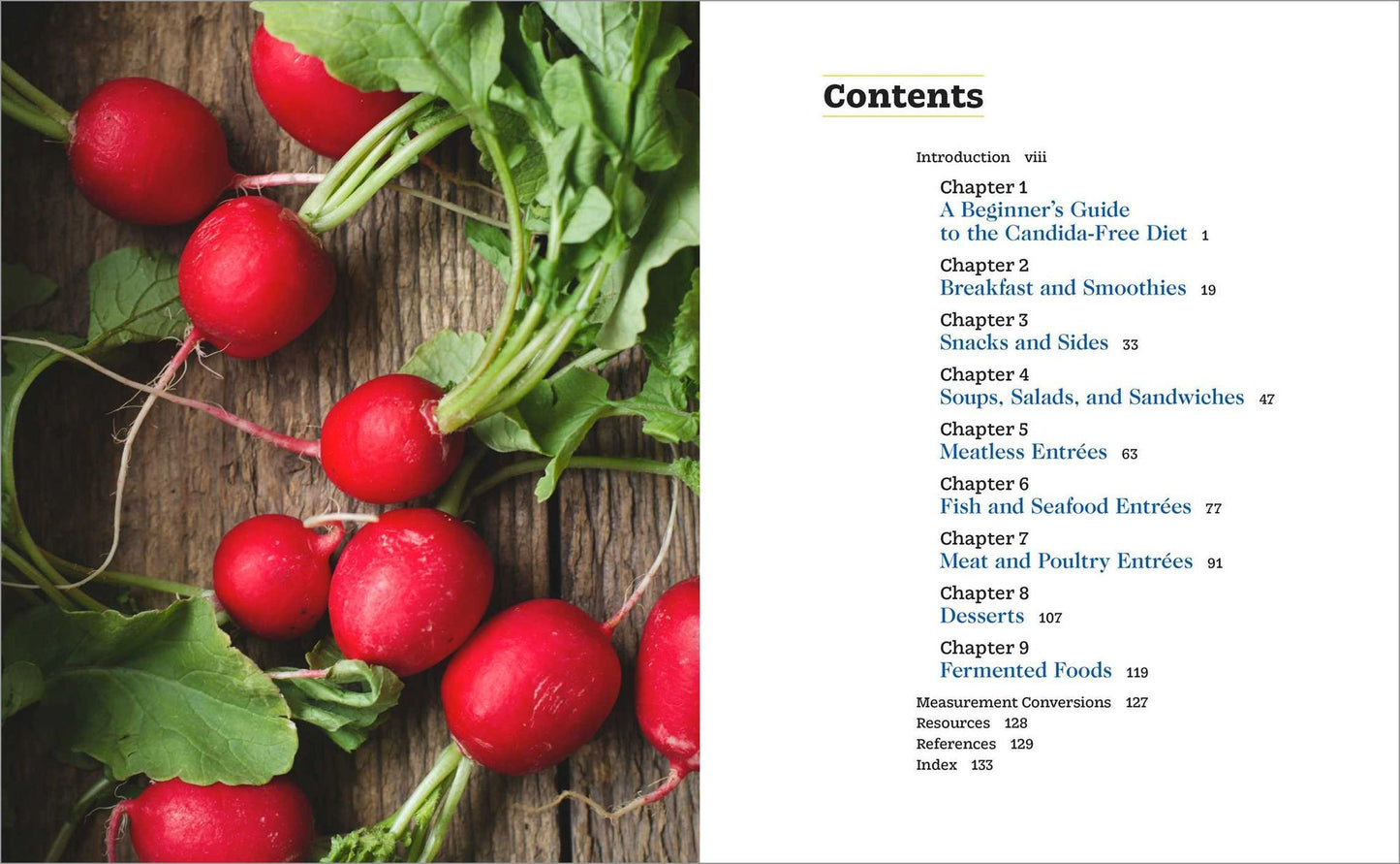 Candida Cookbook for Beginners: 85 Recipes to Alleviate Symptoms and Restore Gut Health