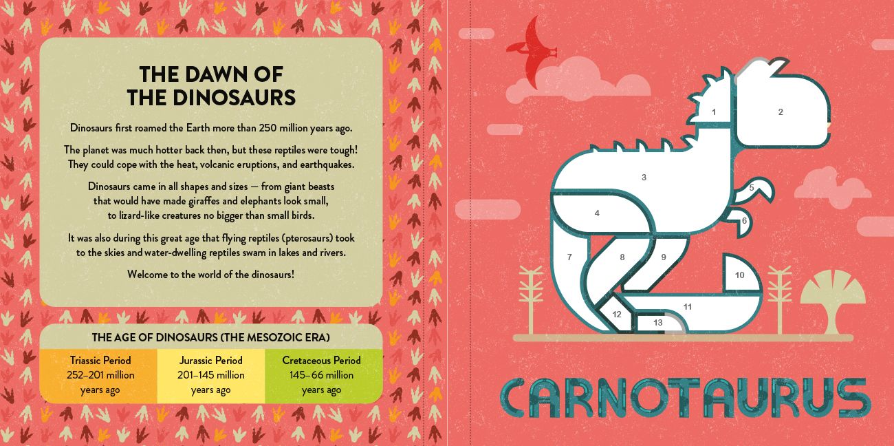 Color with Stickers: Dinosaurs: Create 10 Pictures with Stickers!