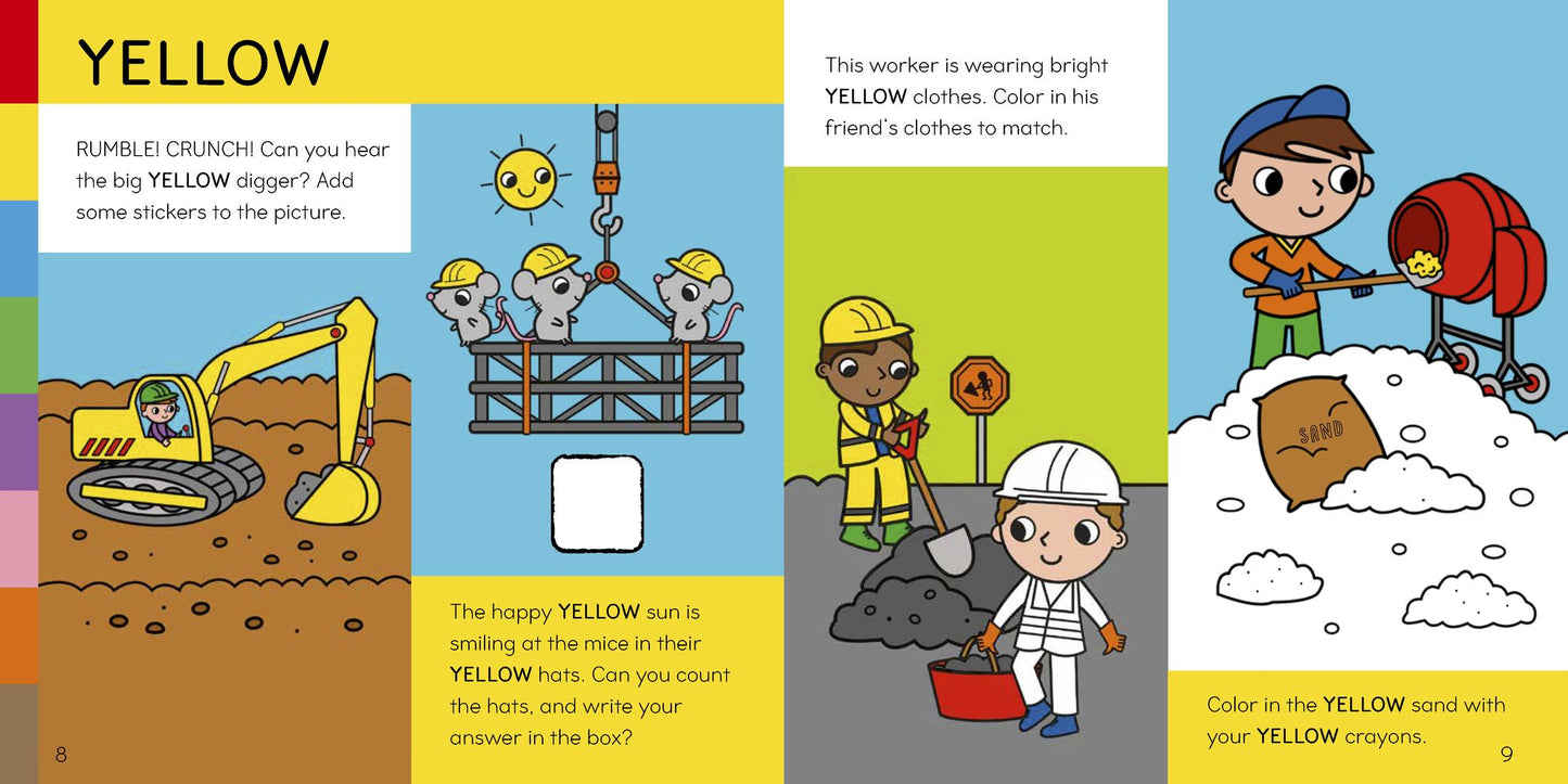 I Can Learn Construction: First Words, Colors, Numbers and Shapes, Opposites