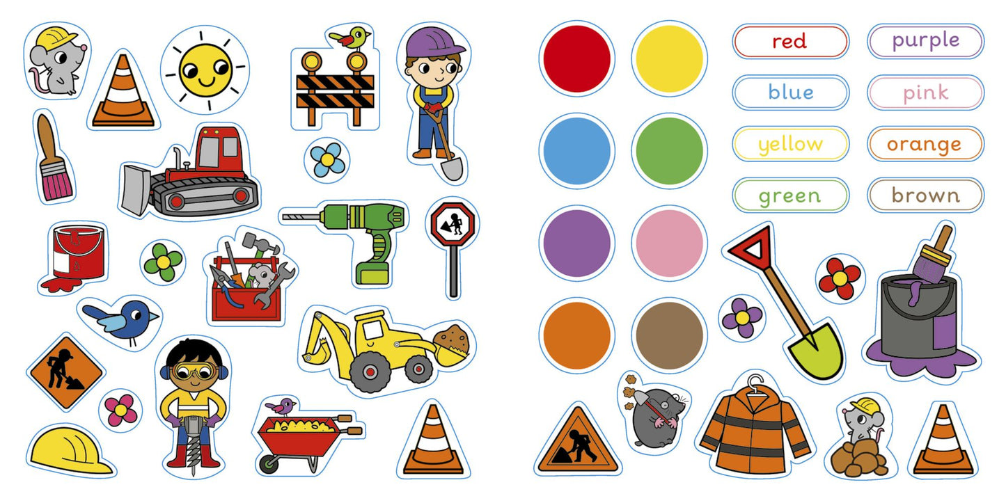 I Can Learn Construction: First Words, Colors, Numbers and Shapes, Opposites