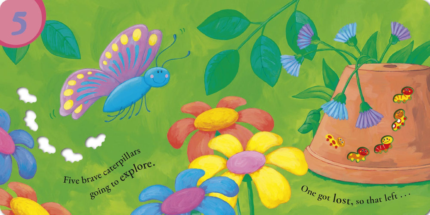 Ten Wriggly Wiggly Caterpillars: Colorful Counting Crunching Fun!