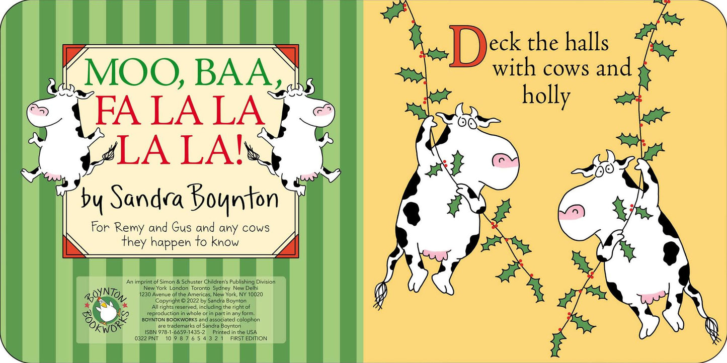 Moo, Baa, Fa La La La La!