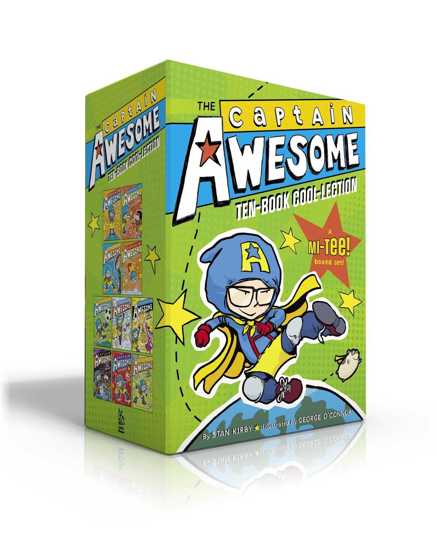 The Captain Awesome Ten-Book Cool-Lection (Boxed Set): Captain Awesome to the Rescue!; vs. Nacho Cheese Man; And the New Kid; Takes a Dive; Soccer Star; Saves the Winter Wonderland; And the Ultimate Spelling Bee; vs. the Spooky, Scary House; Gets Crushed;