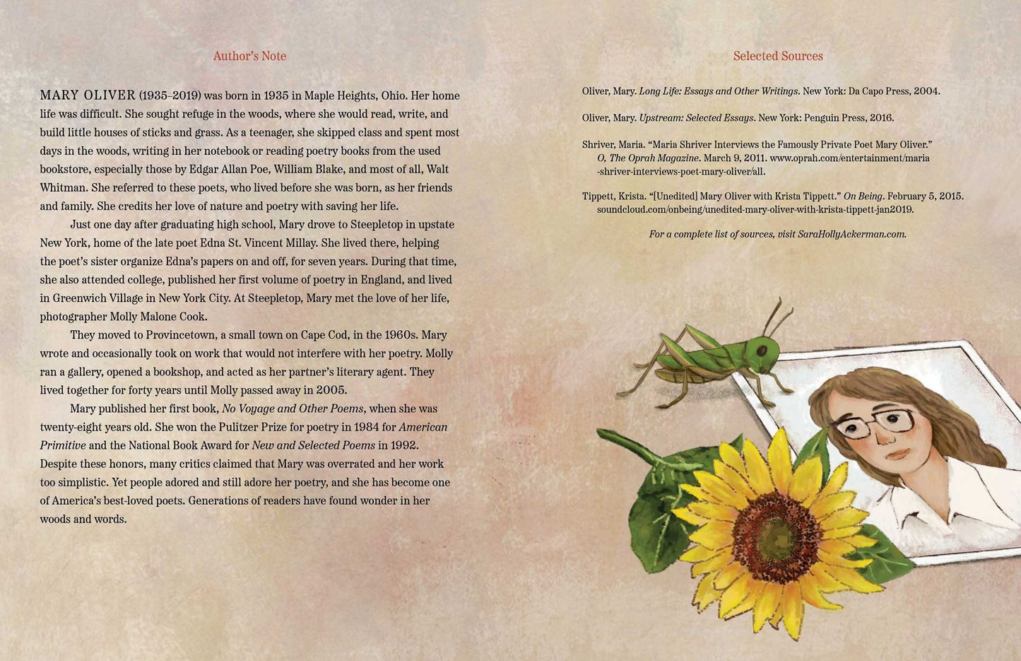 Woods & Words: The Story of Poet Mary Oliver