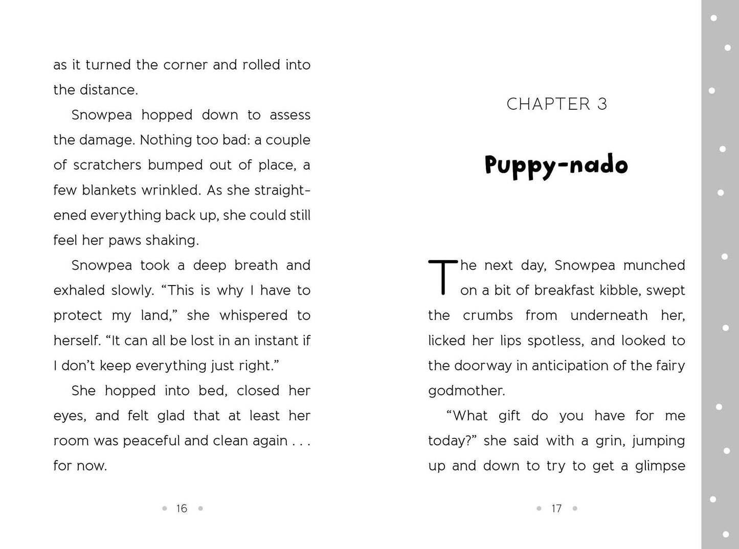 Snowpea the Puppy Queen