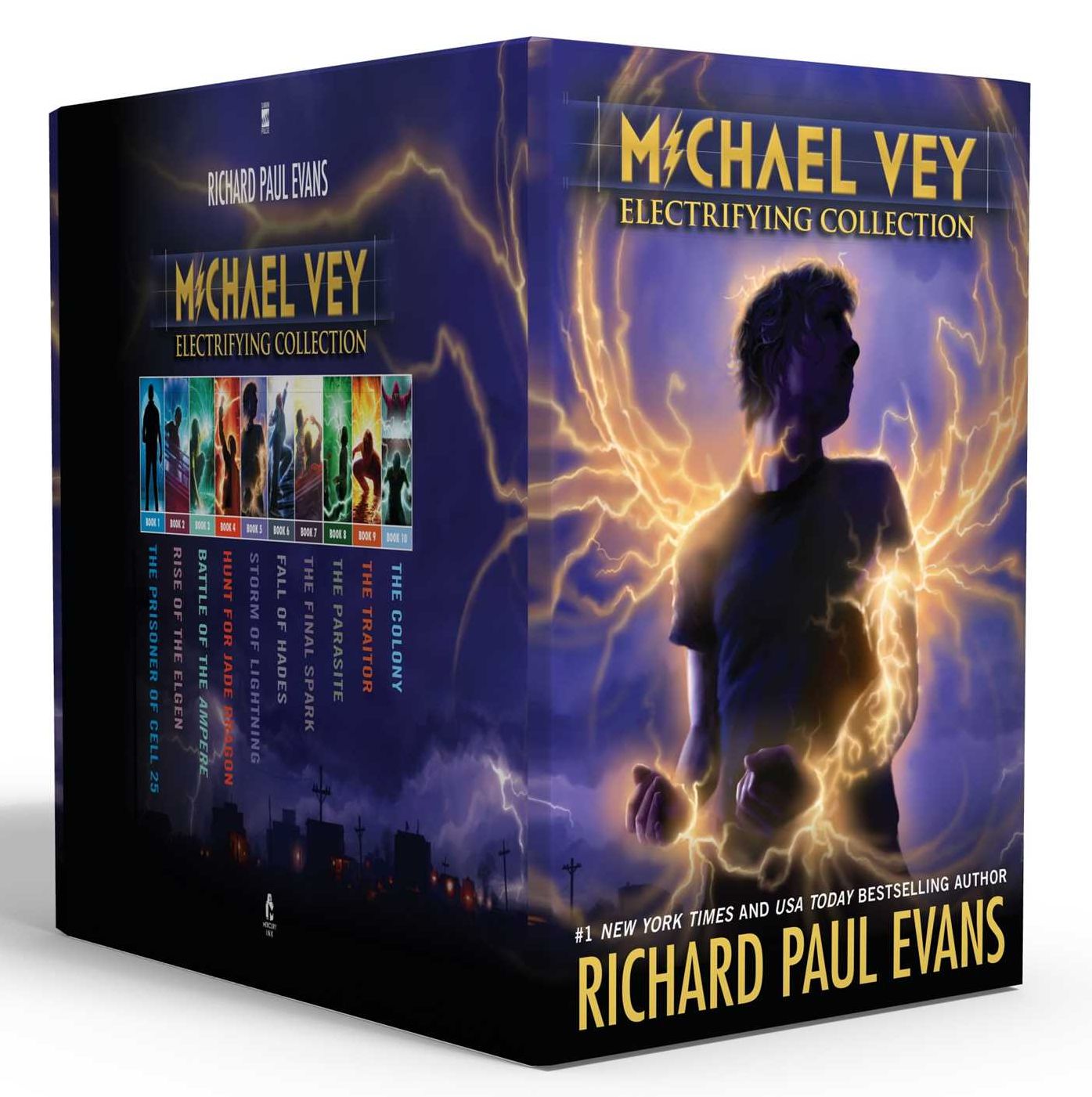 Michael Vey Electrifying Collection (Boxed Set): Michael Vey; Michael Vey 2; Michael Vey 3; Michael Vey 4; Michael Vey 5; Michael Vey 6; Michael Vey 7; Michael Vey 8; Michael Vey 9; Michael Vey 10