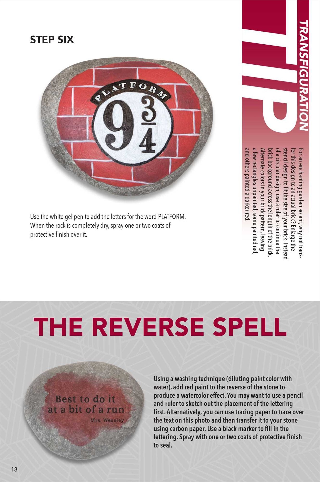 Harry Potter Rock Painting