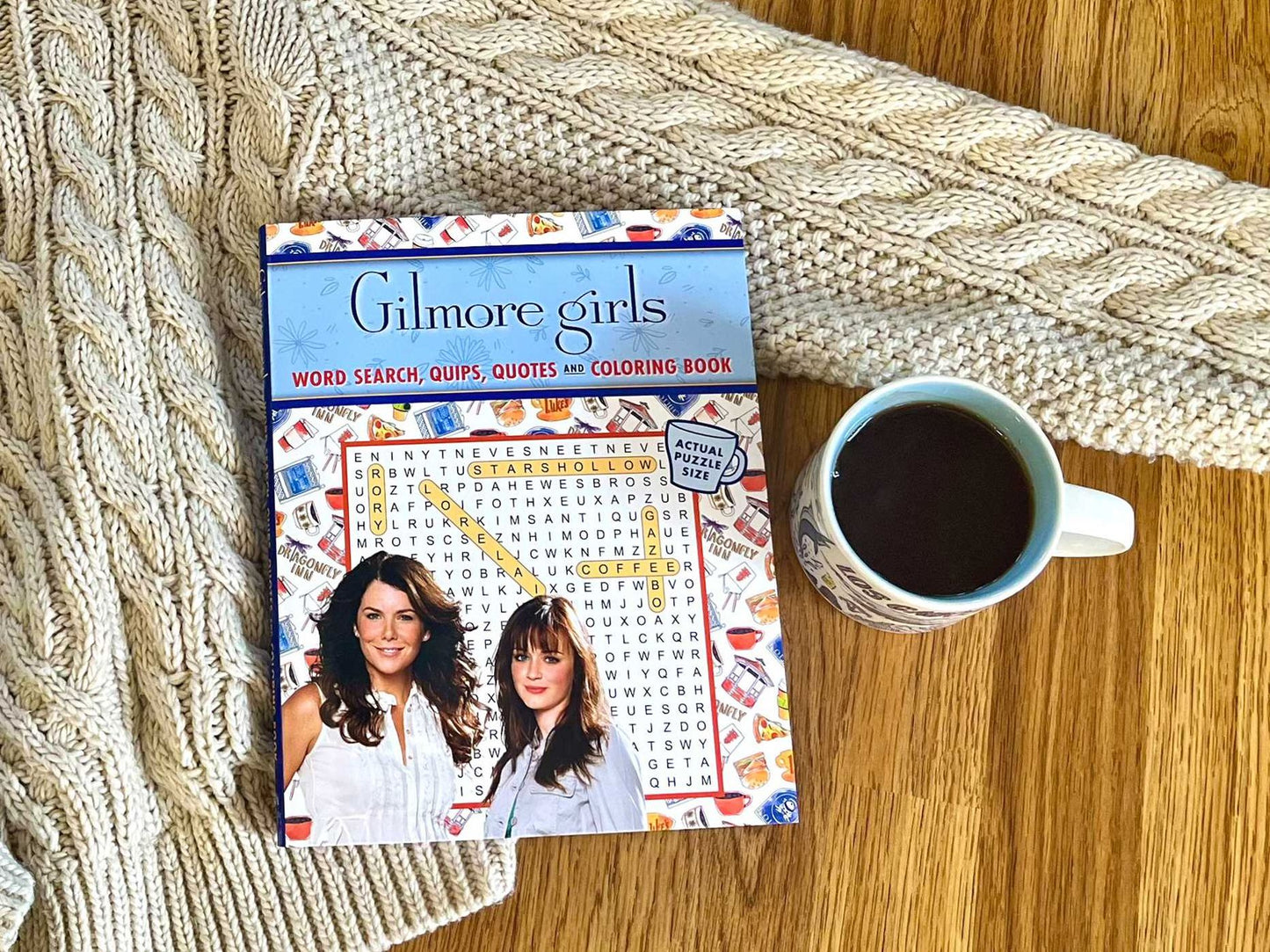Gilmore Girls Word Search, Quips, Quotes, and Coloring Book