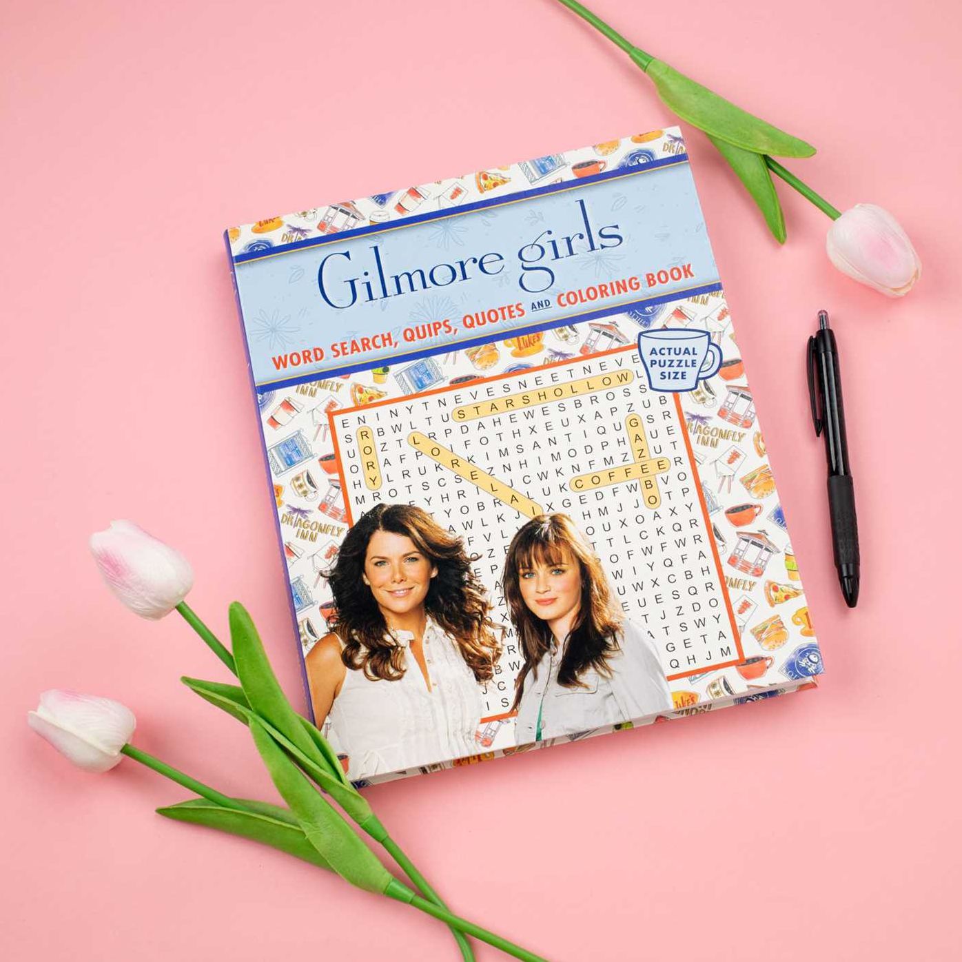 Gilmore Girls Word Search, Quips, Quotes, and Coloring Book