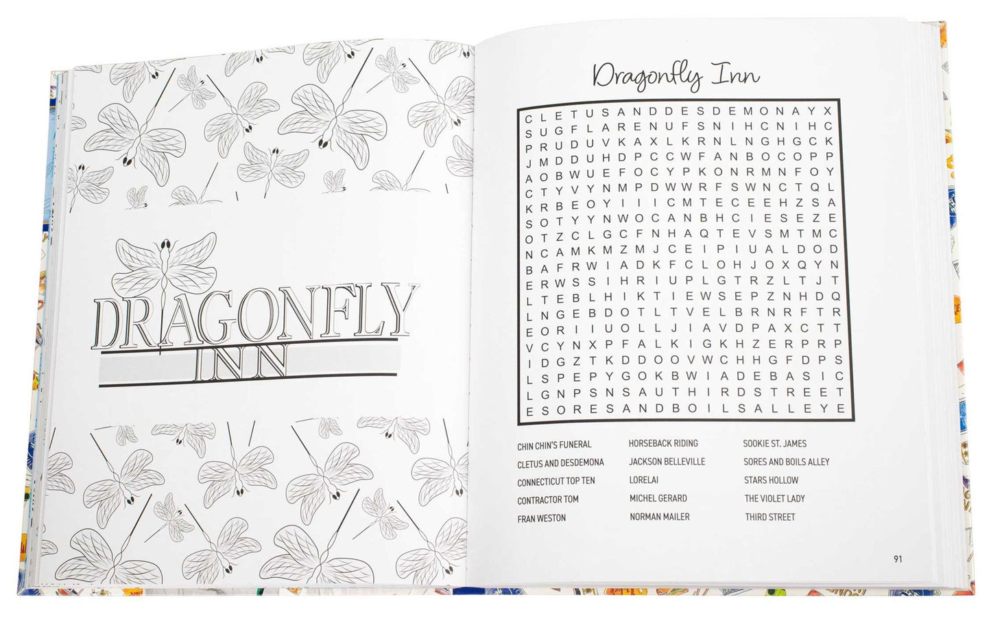 Gilmore Girls Word Search, Quips, Quotes, and Coloring Book