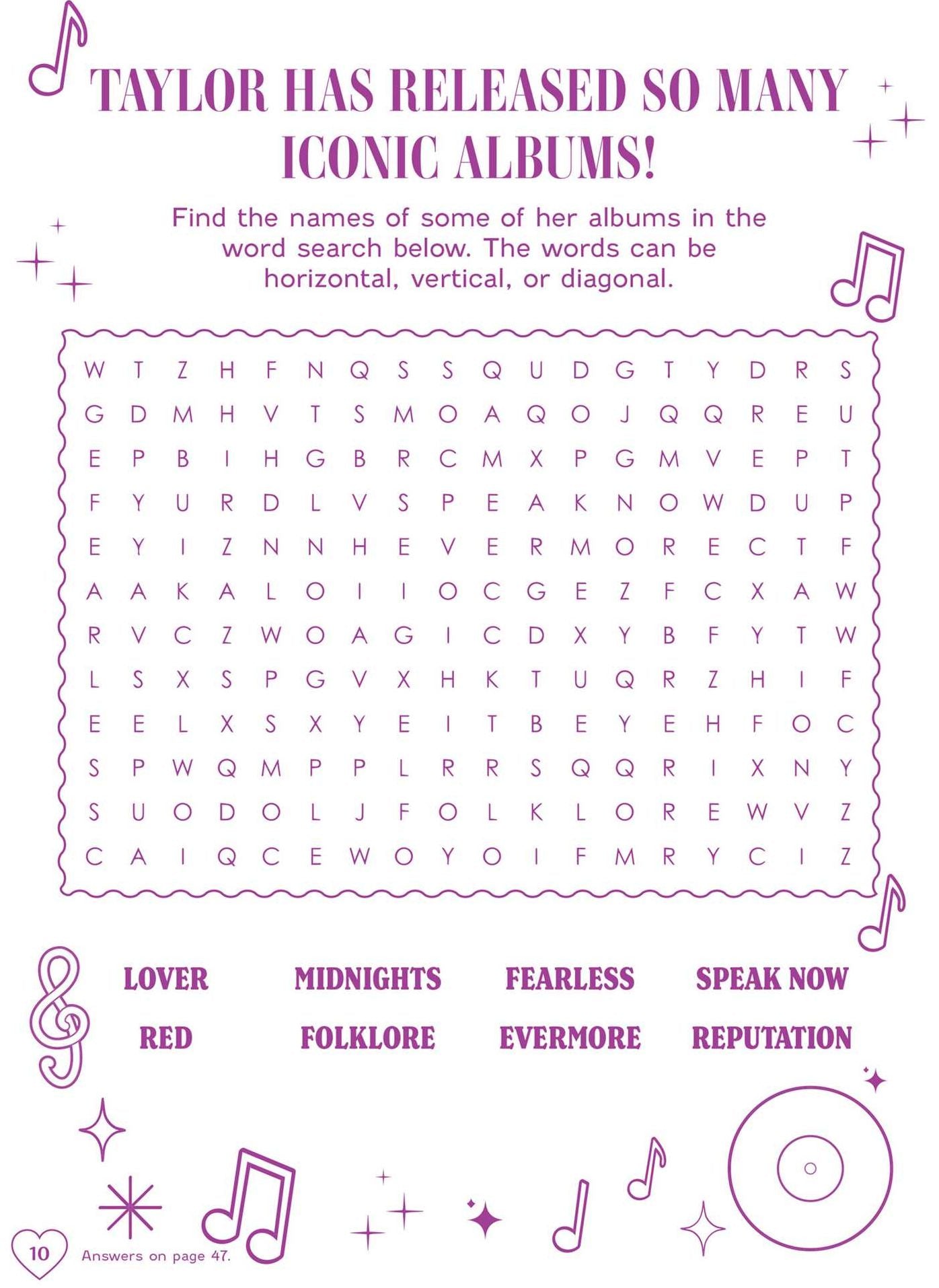 Taylor's World: Coloring & Activity Book