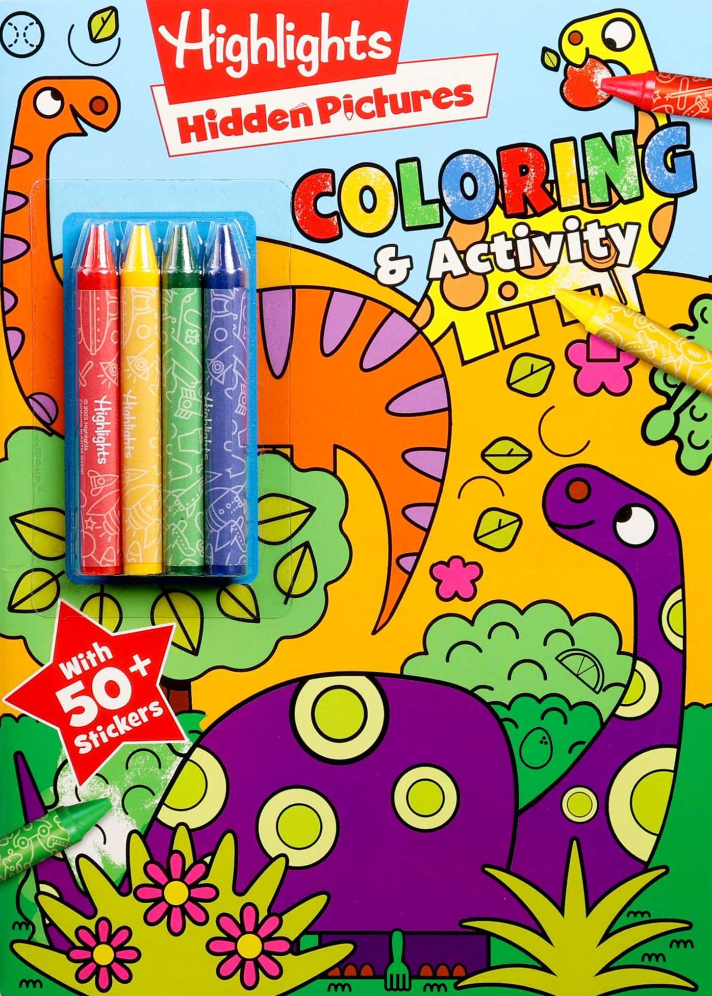Highlights Hidden Pictures Coloring with Crayons