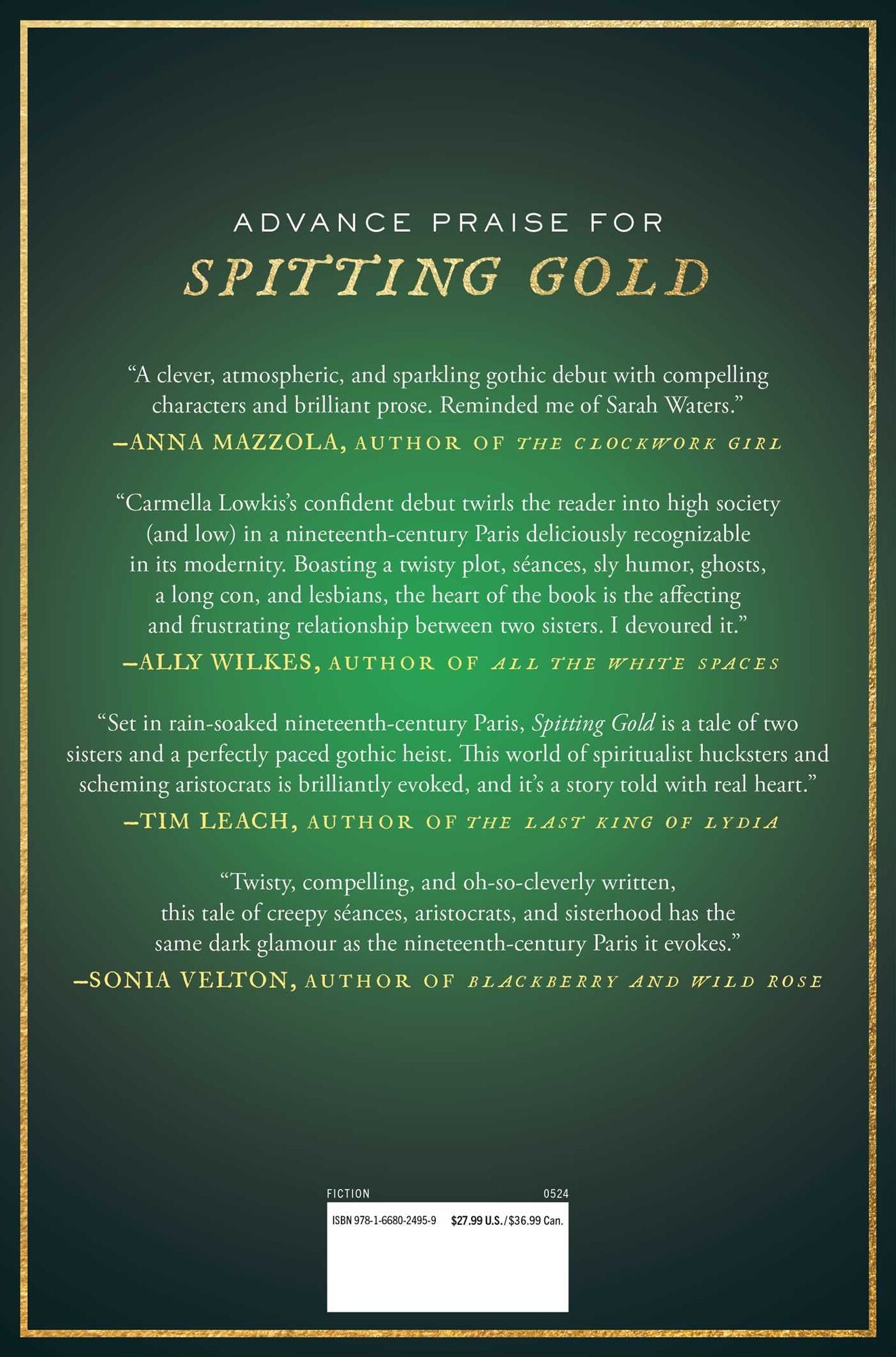 Spitting Gold: A Novel