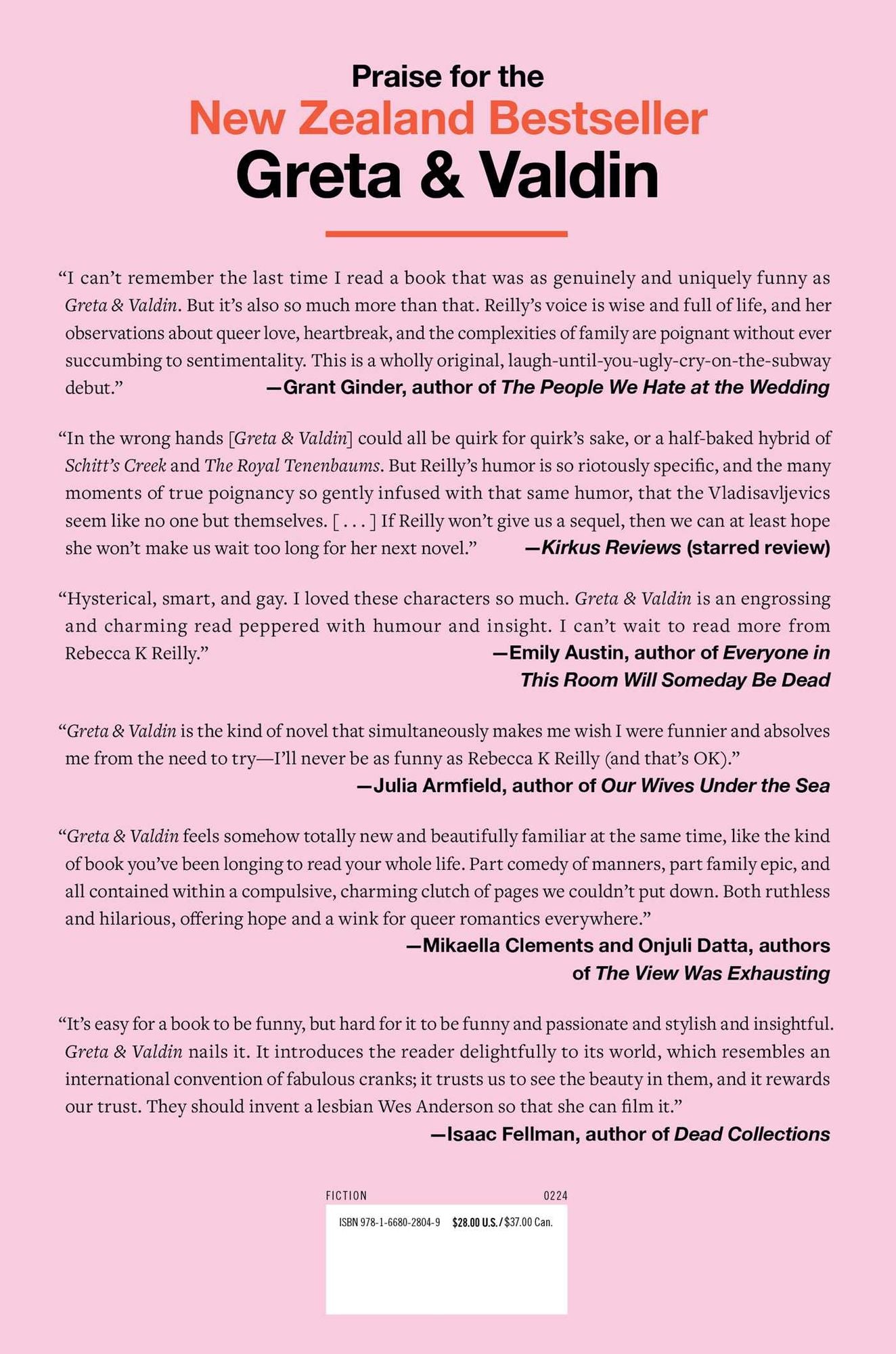 Greta & Valdin: A Novel