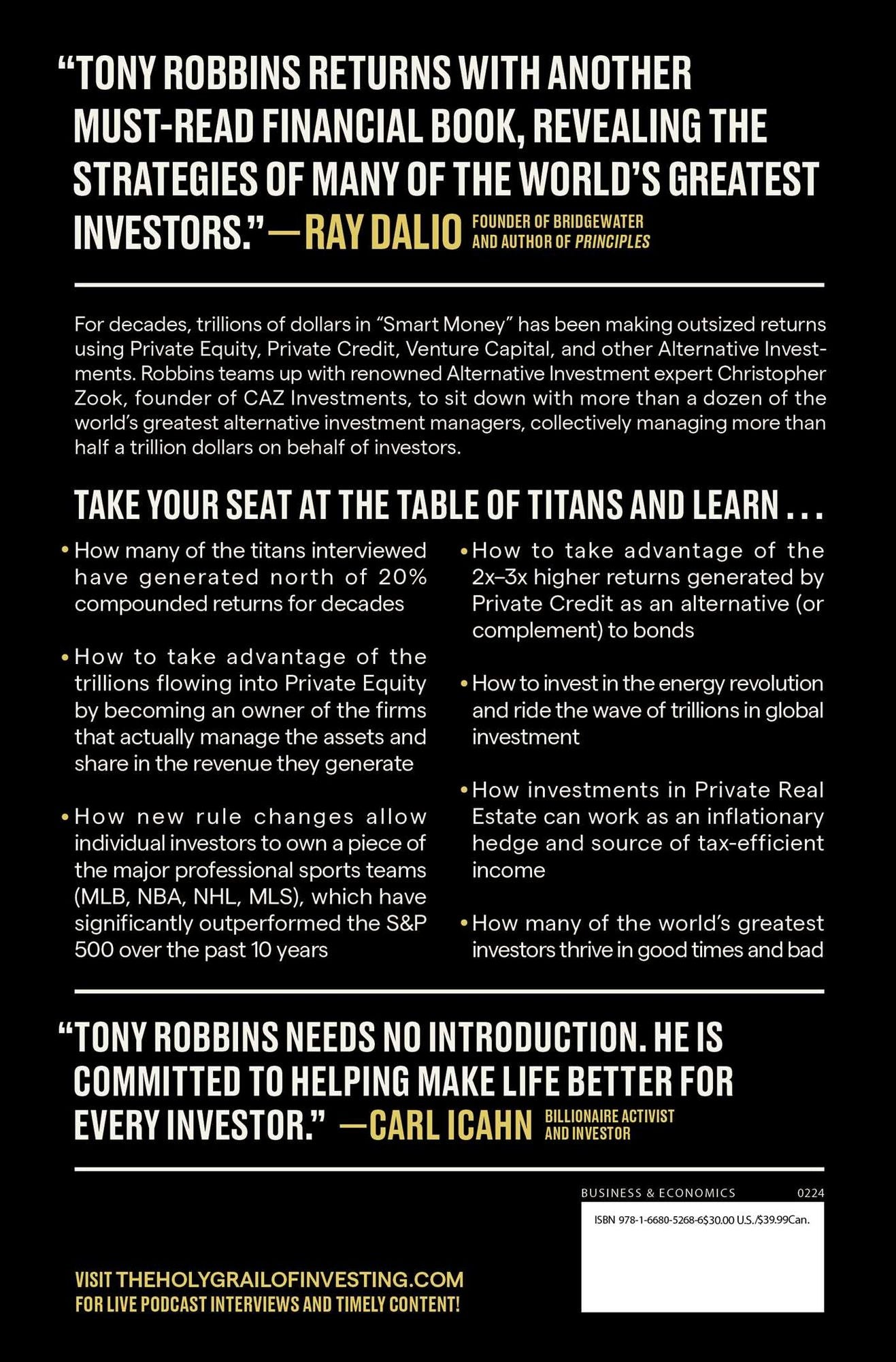 The Holy Grail of Investing: The World's Greatest Investors Reveal Their Ultimate Strategies for Financial Freedom