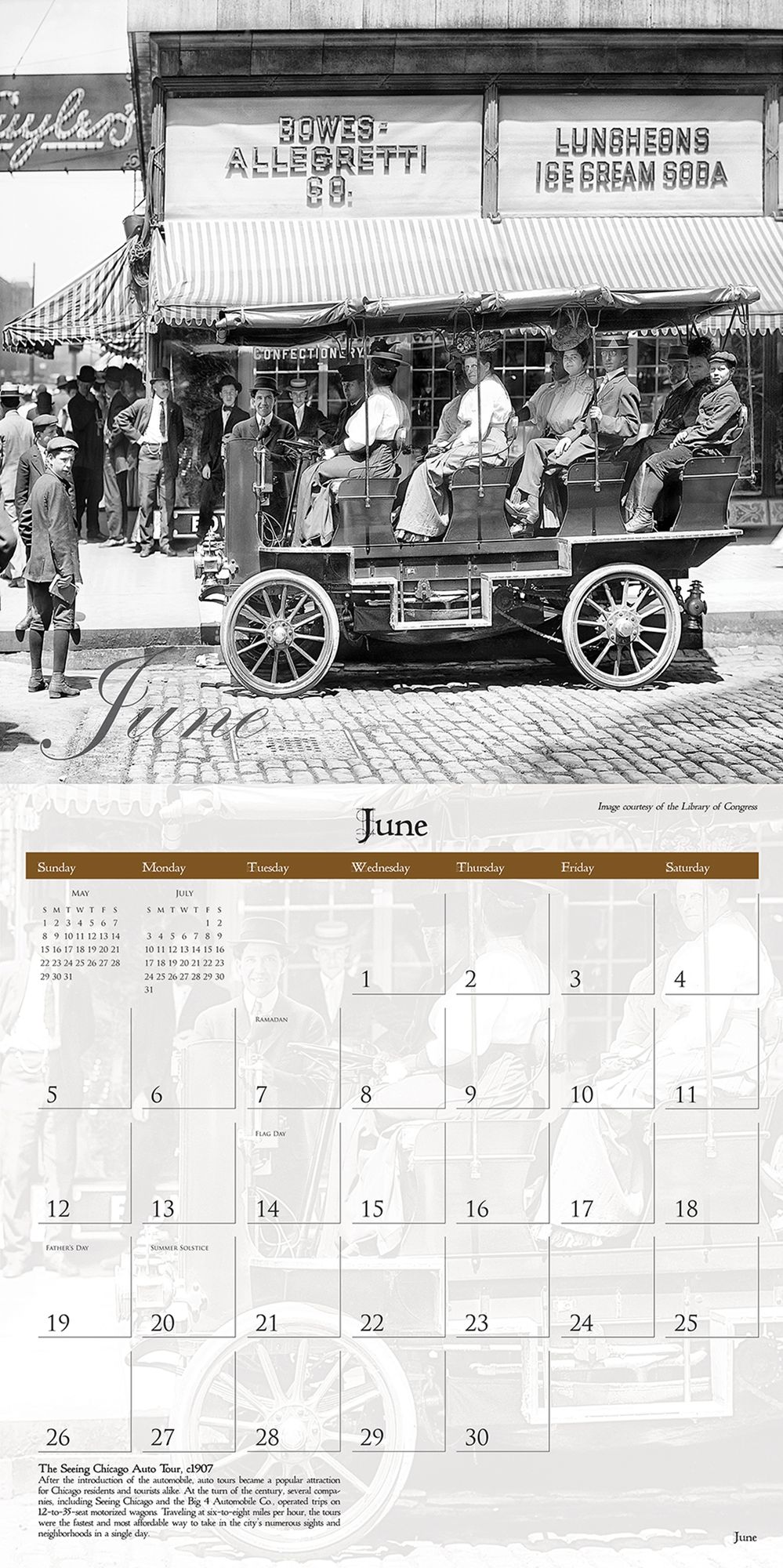 2016 Historic Chicago Wall Calendar