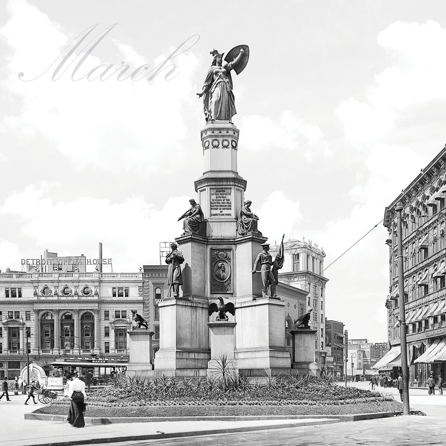 2016 Historic Detroit Wall Calendar