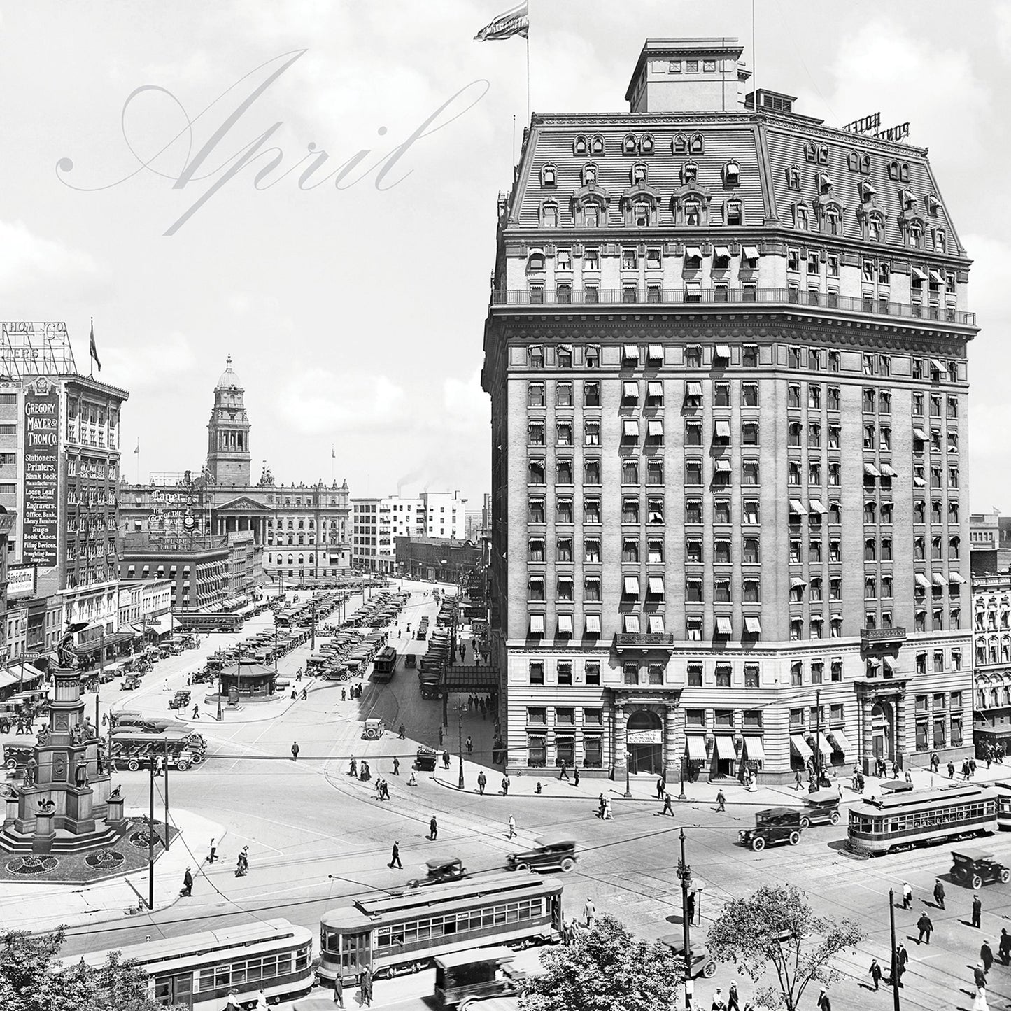 2016 Historic Detroit Wall Calendar
