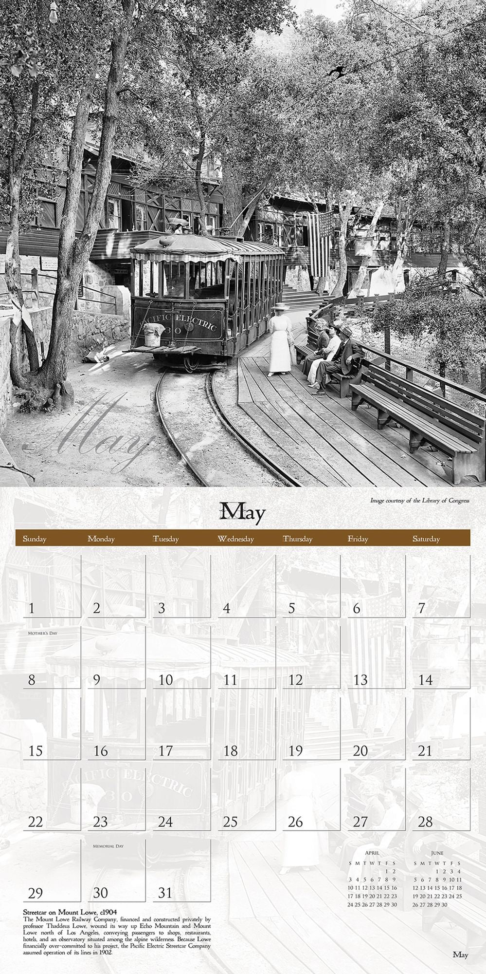 2016 Historic Los Angeles Wall Calendar