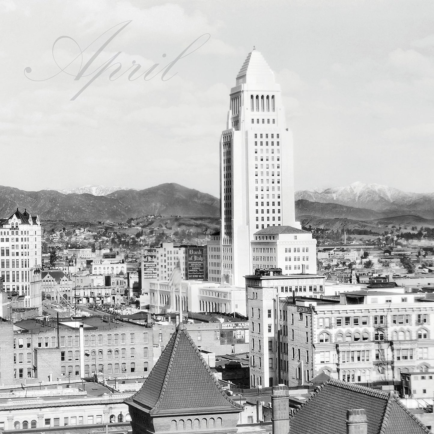 2016 Historic Los Angeles Wall Calendar