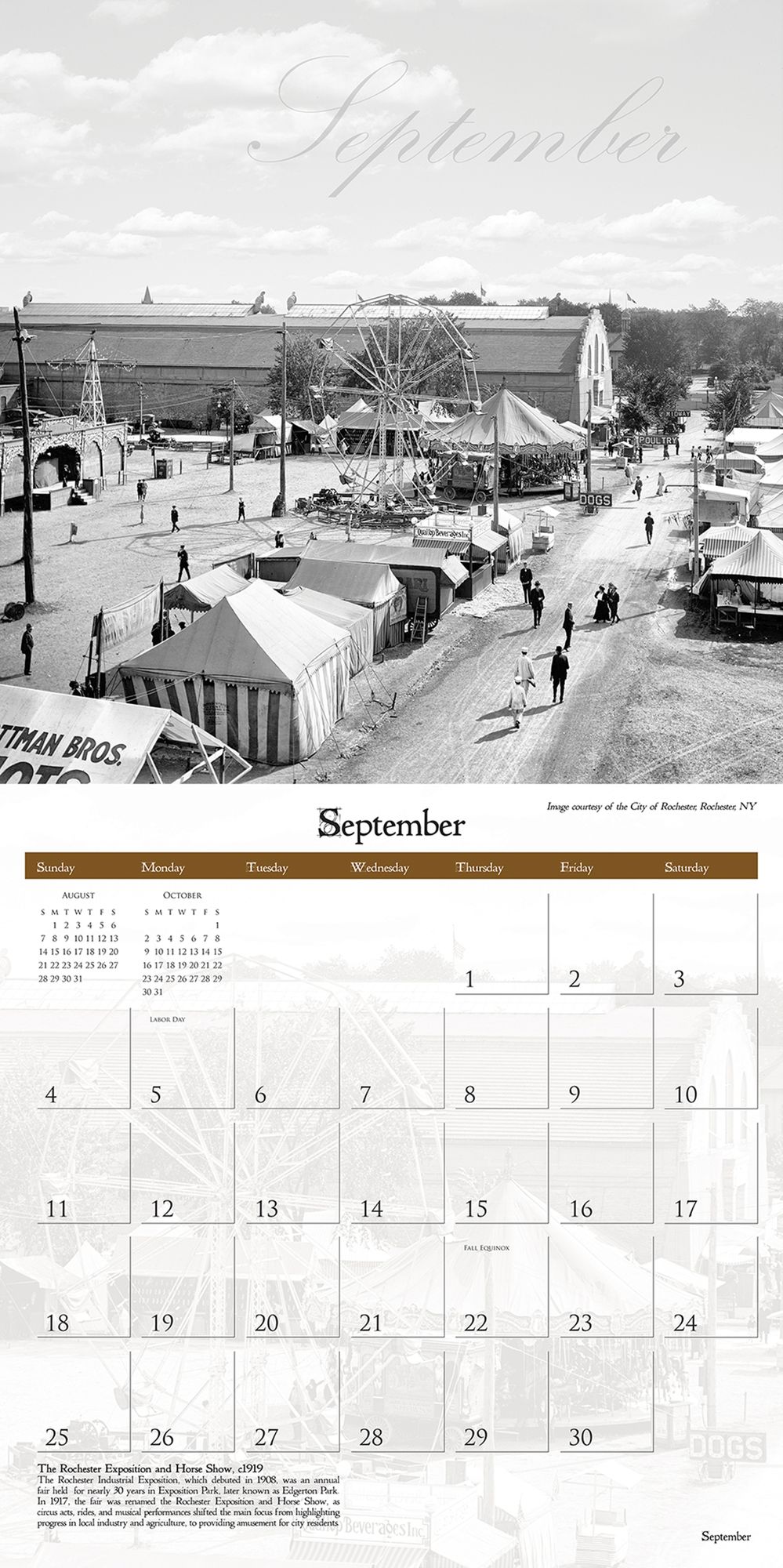 2016 Historic Rochester Wall Calendar