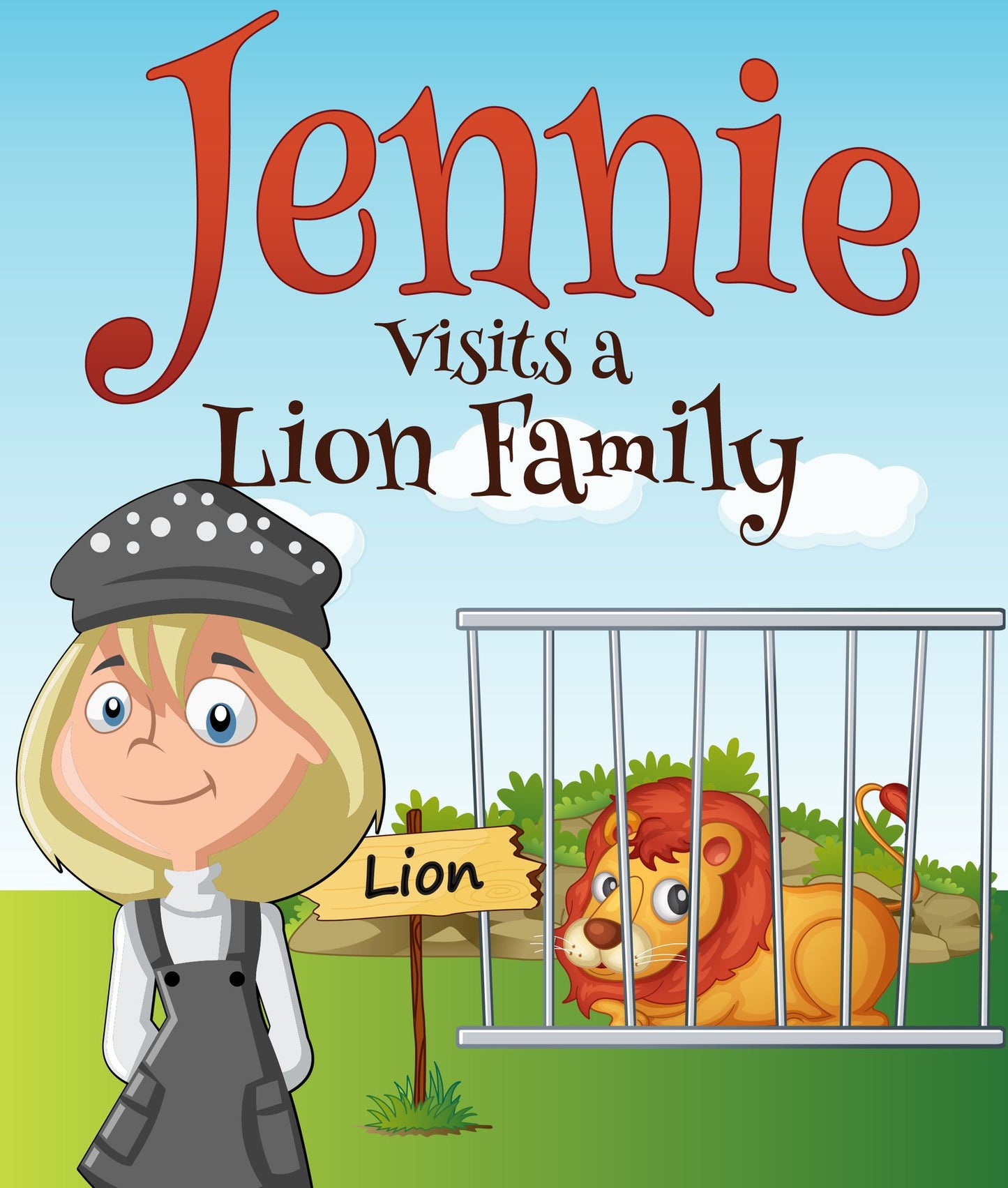 Jennie Visits a Lion Family: Children's Books and Bedtime Stories For Kids Ages 3-8 for Fun Life Lessons
