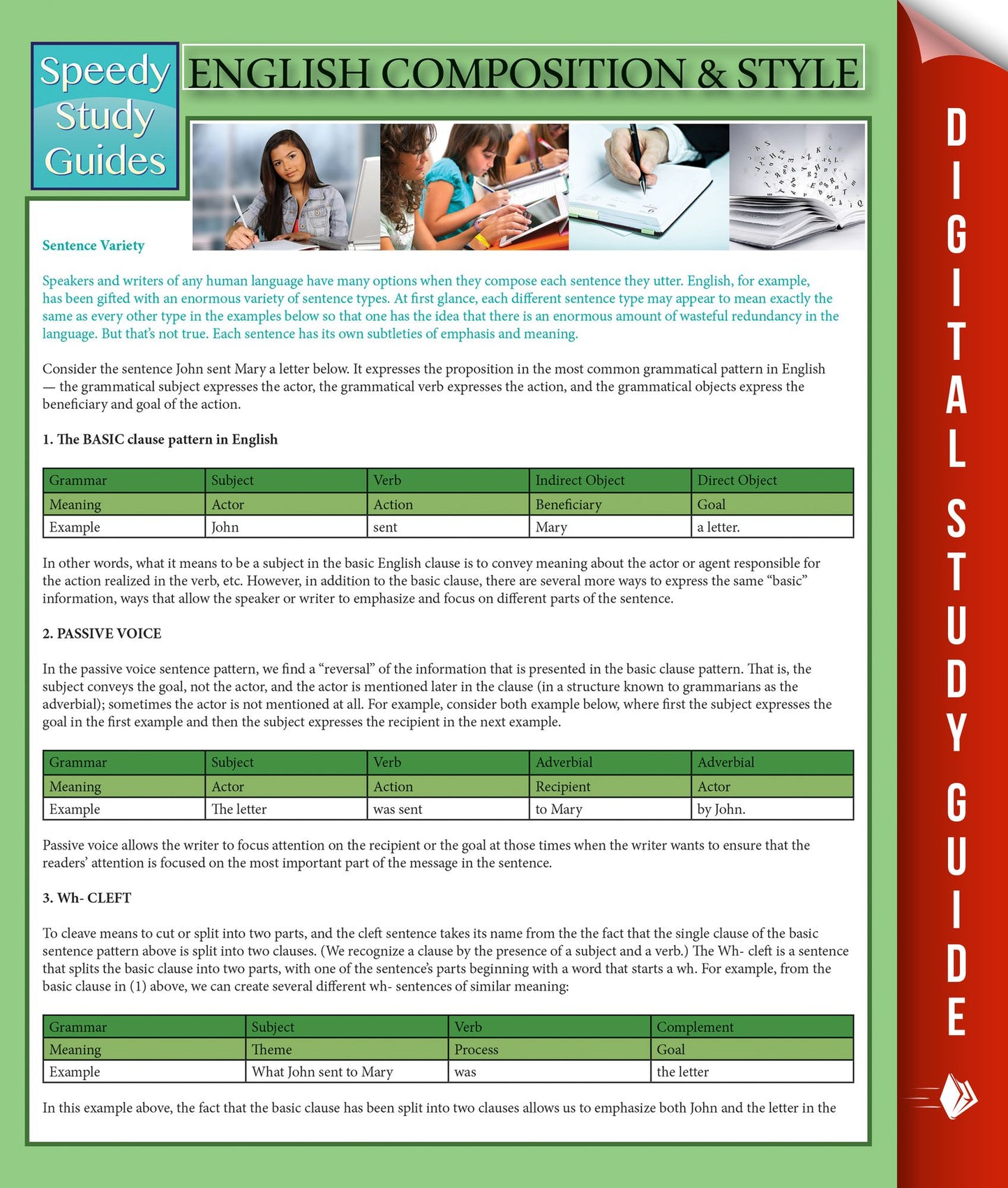 English Composition & Style: Speedy Study Guides