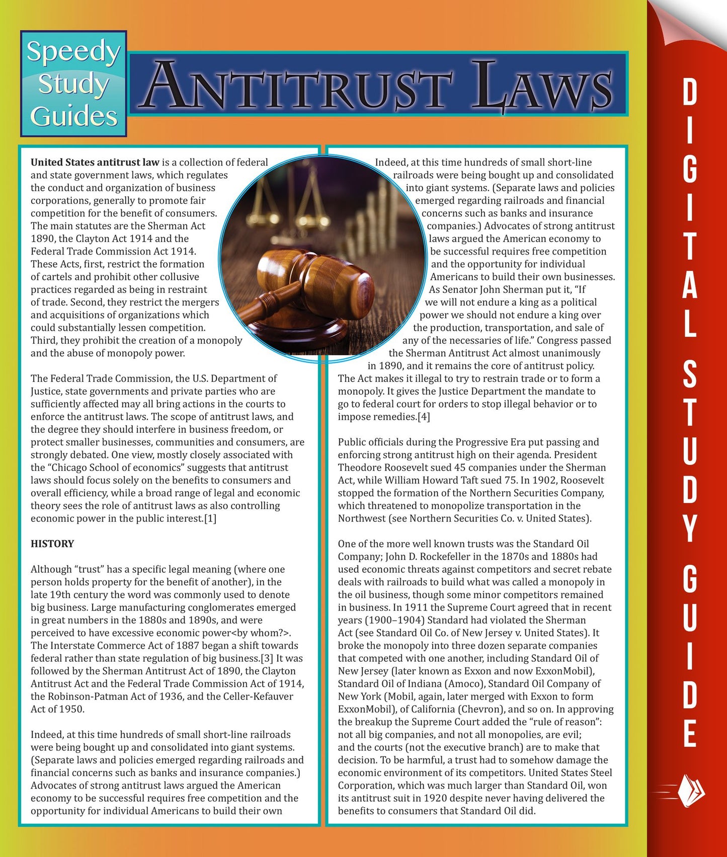 Antitrust Laws: Speedy Study Guides