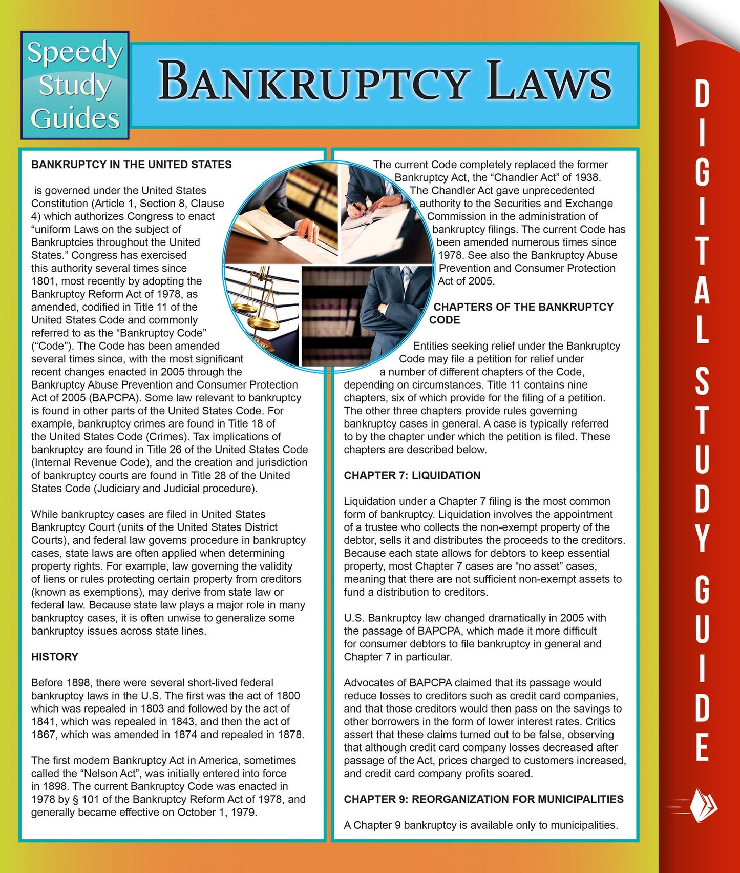 Bankruptcy Laws: Speedy Study Guides