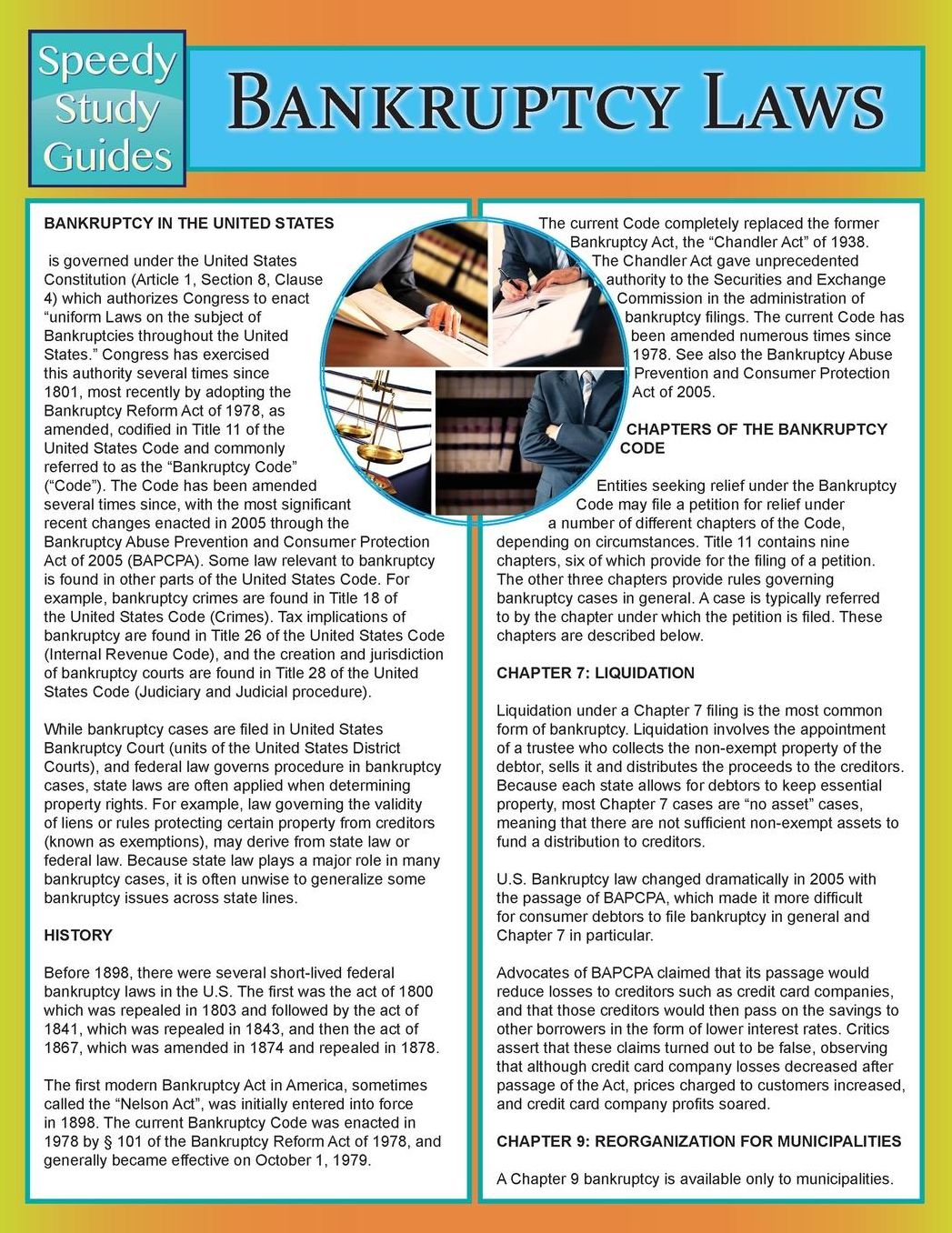 Bankruptcy Laws (Speedy Study Guide)