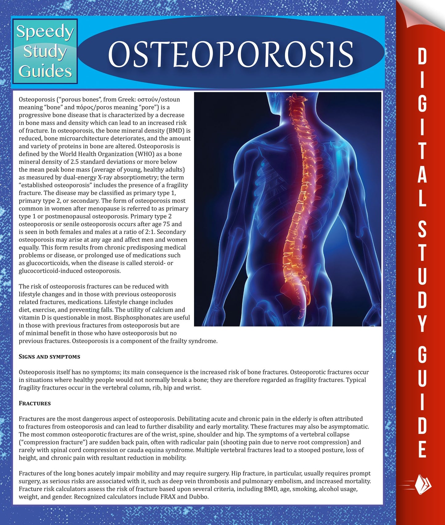 Osteoporosis: Speedy Study Guides