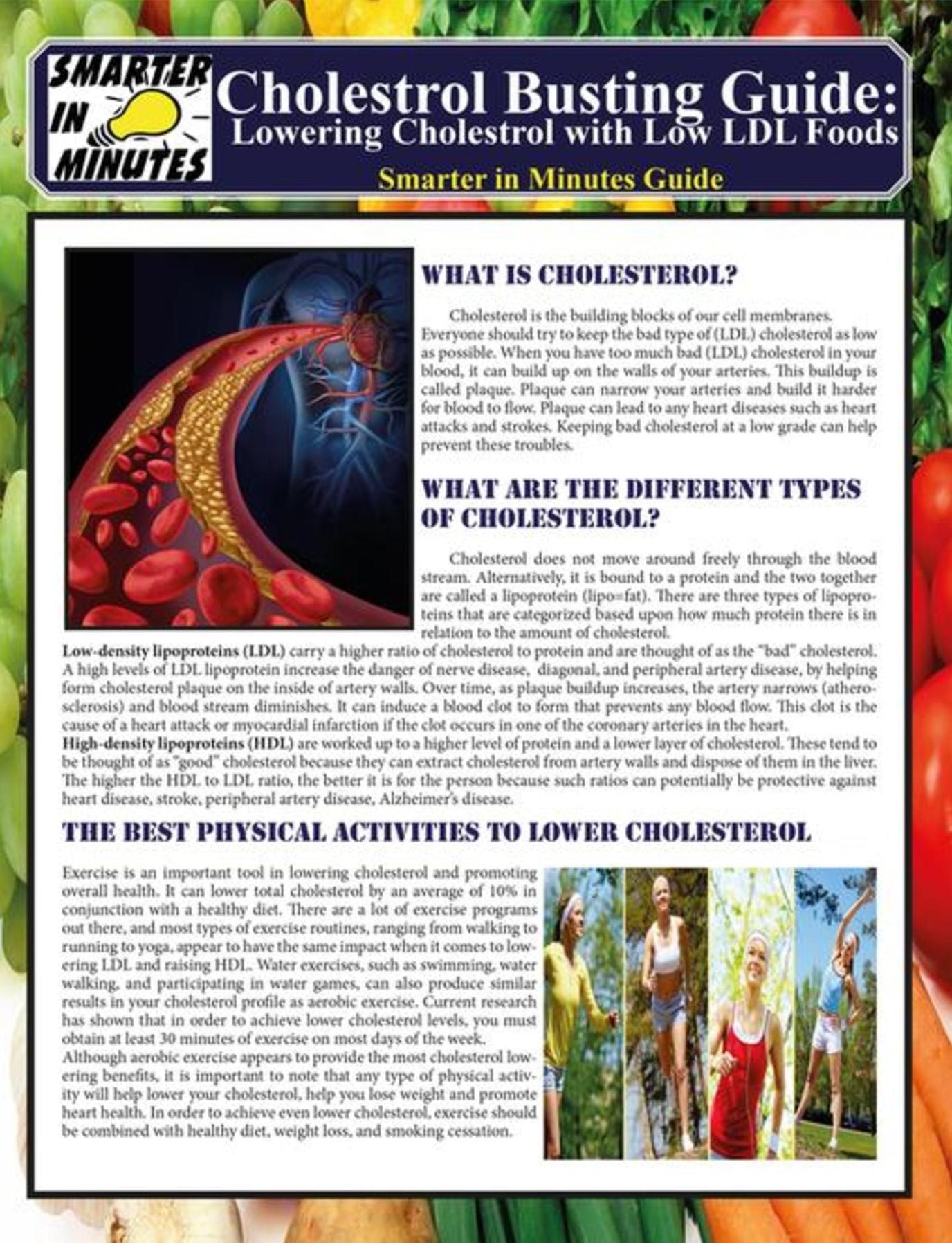Cholesterol Busting Guide:: Lowering Cholestrol with Low LDL Foods