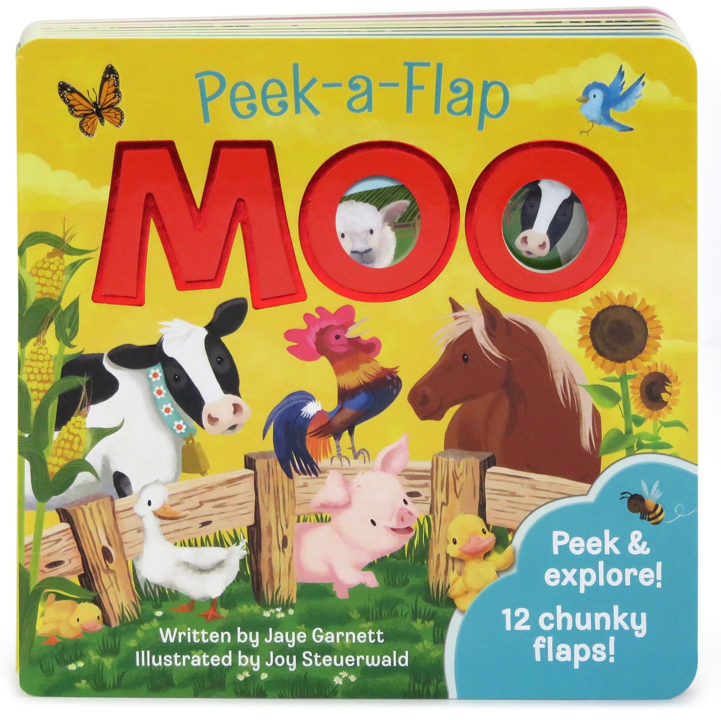 Moo: Chunky Peek a Flap Board Book