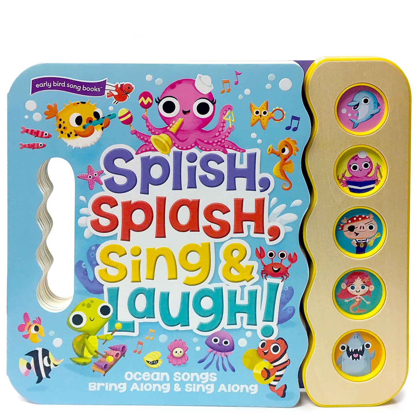 Splish Splash Sing and Laugh: Song Book Wood Module with Handle