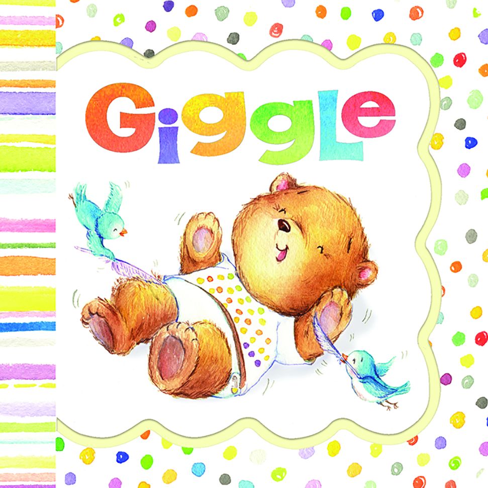 Giggle : Greeting Card Book With Envelope and Decorative Foil Seal