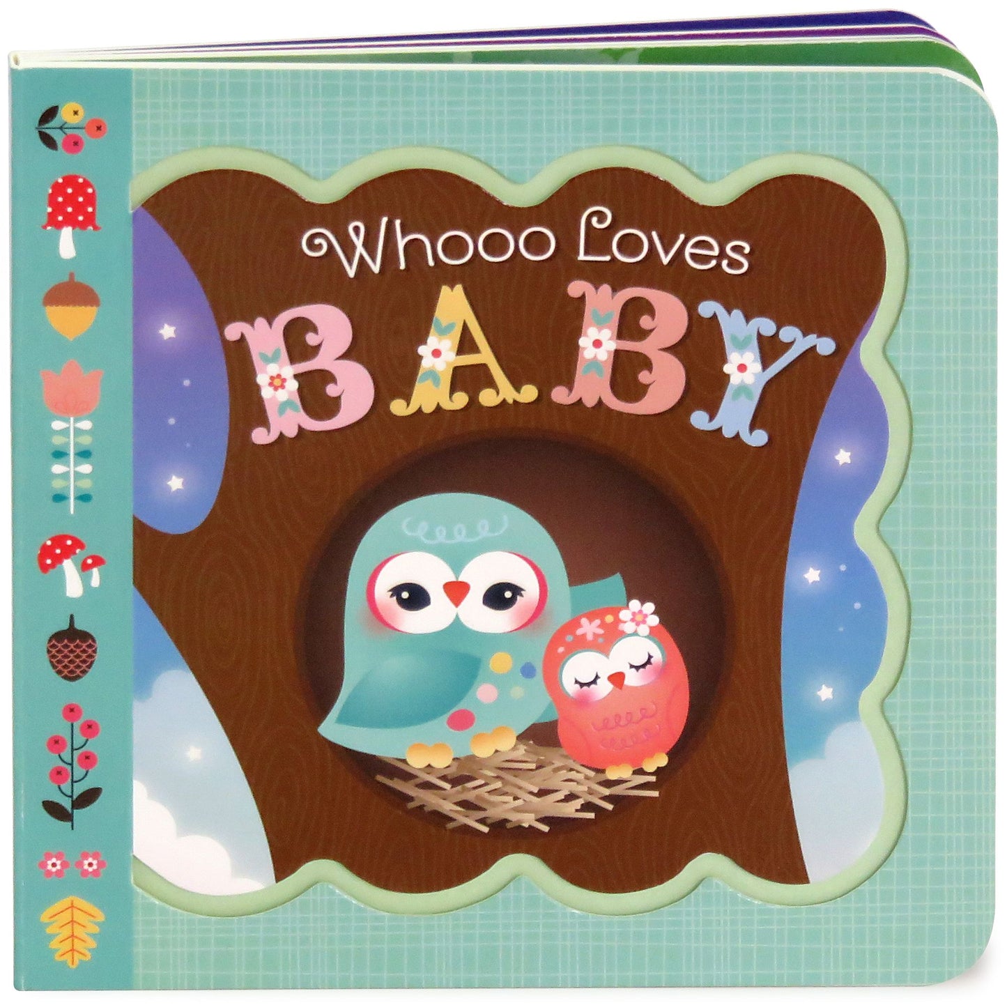 Whooo Loves Baby: Keepsake Greeting Card Board Book