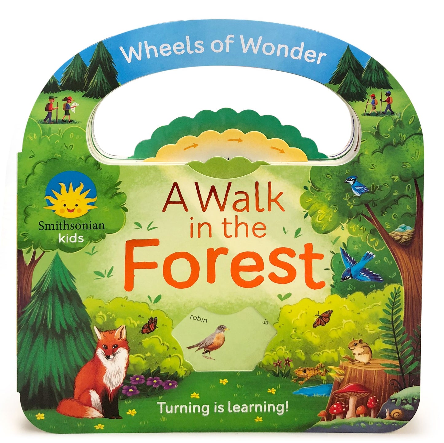 A Walk in the Forest (Smithsonian): Wheels of Wonder Book