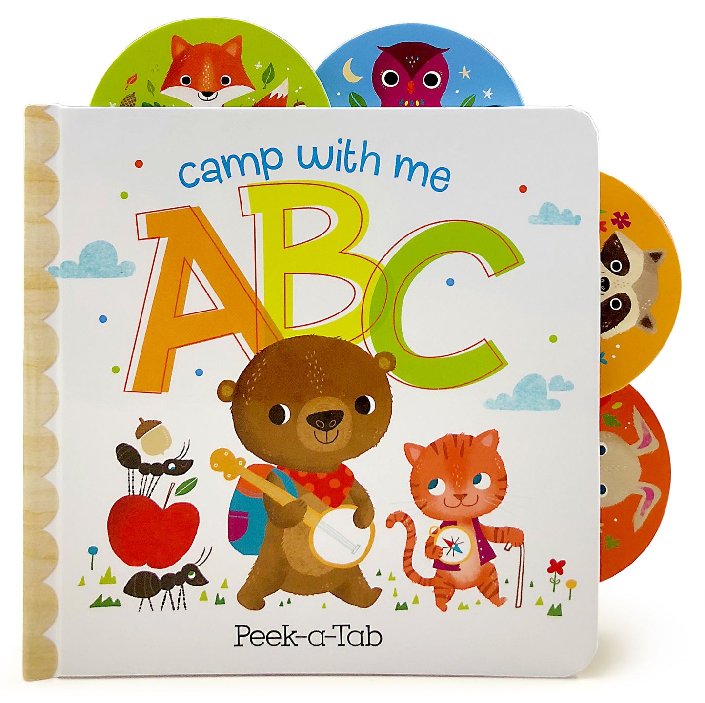 Camp with Me Abc's: Lift-A-Tab Board Book