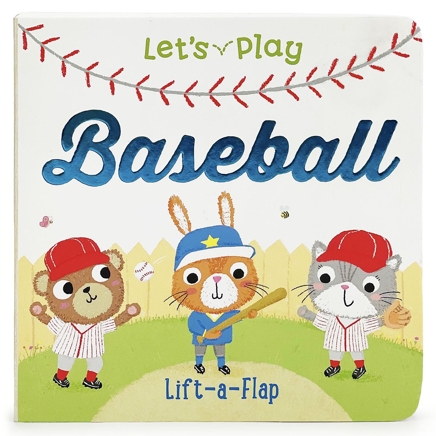 Let's Play Baseball: Chunky Lift-A-Flap Board Book