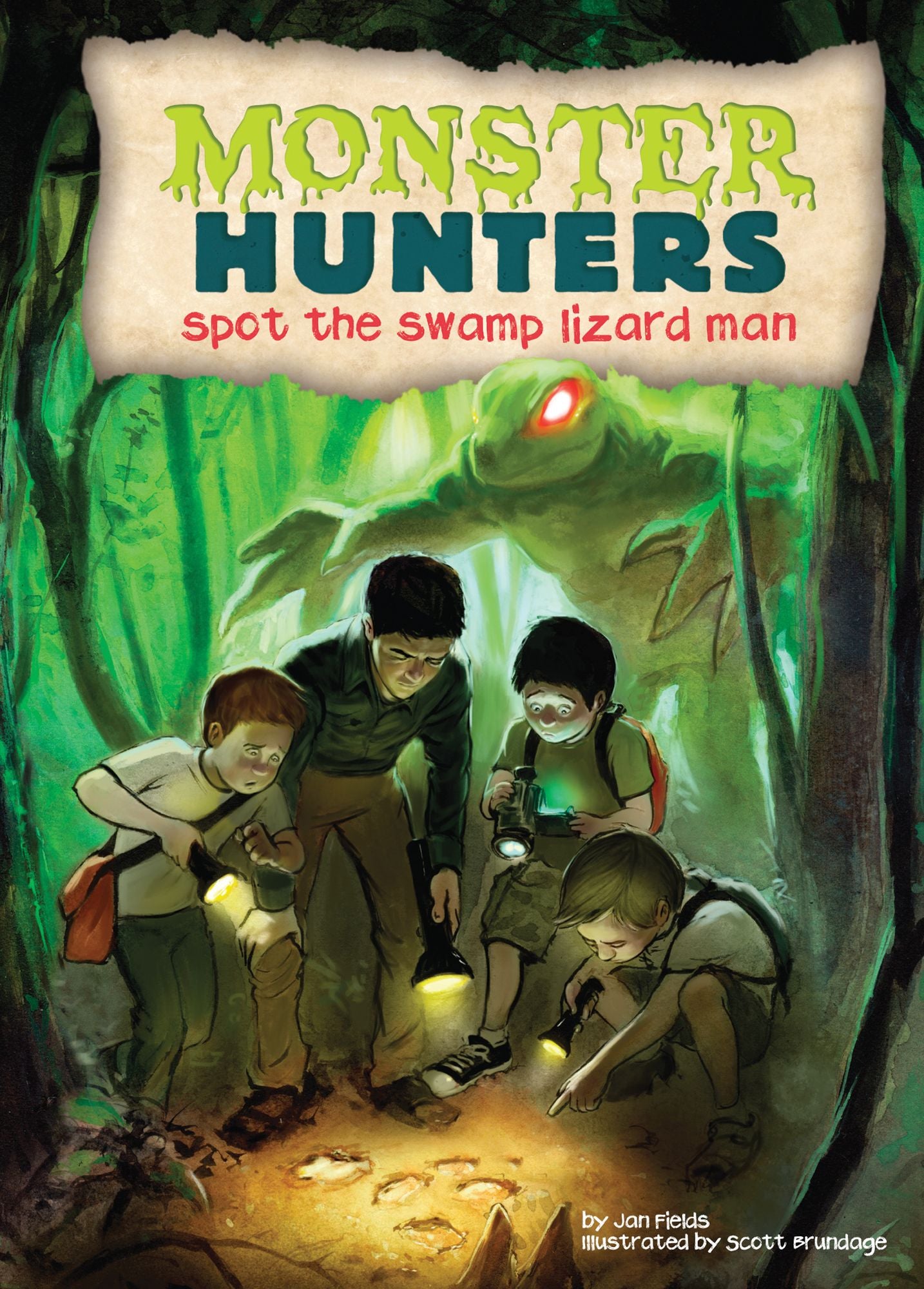 Spot the Swamp Lizard Man (PagePerfect NOOK Book)