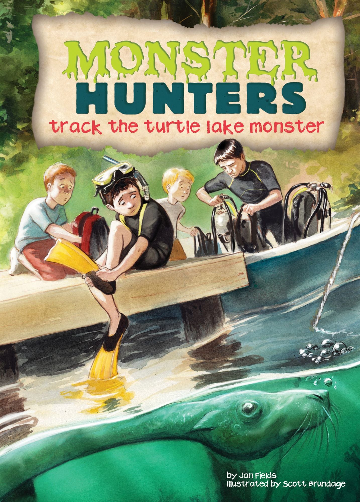 Track the Turtle Lake Monster (PagePerfect NOOK Book)