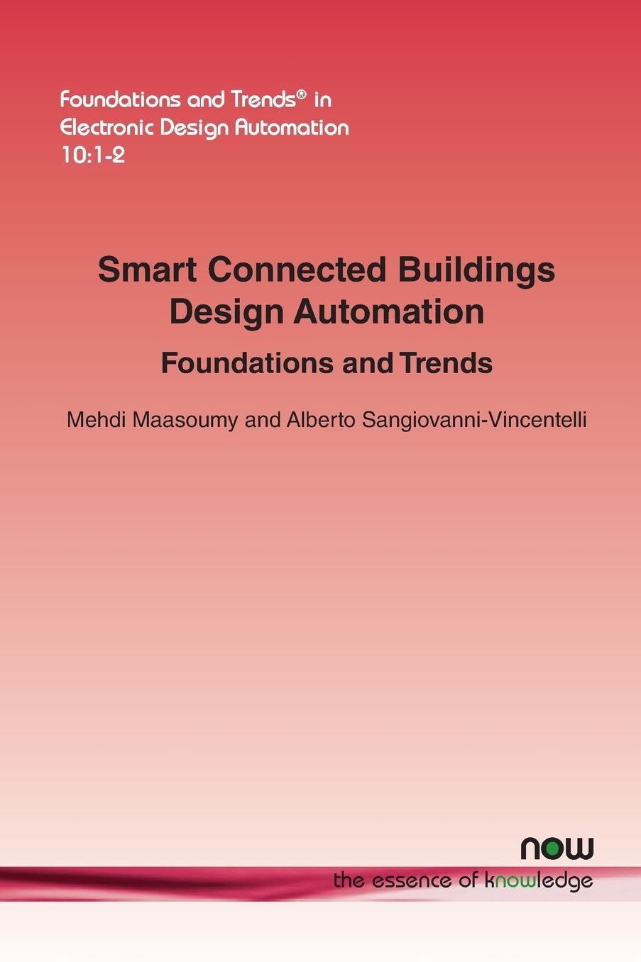 Smart Connected Buildings Design Automation: Foundations and Trends