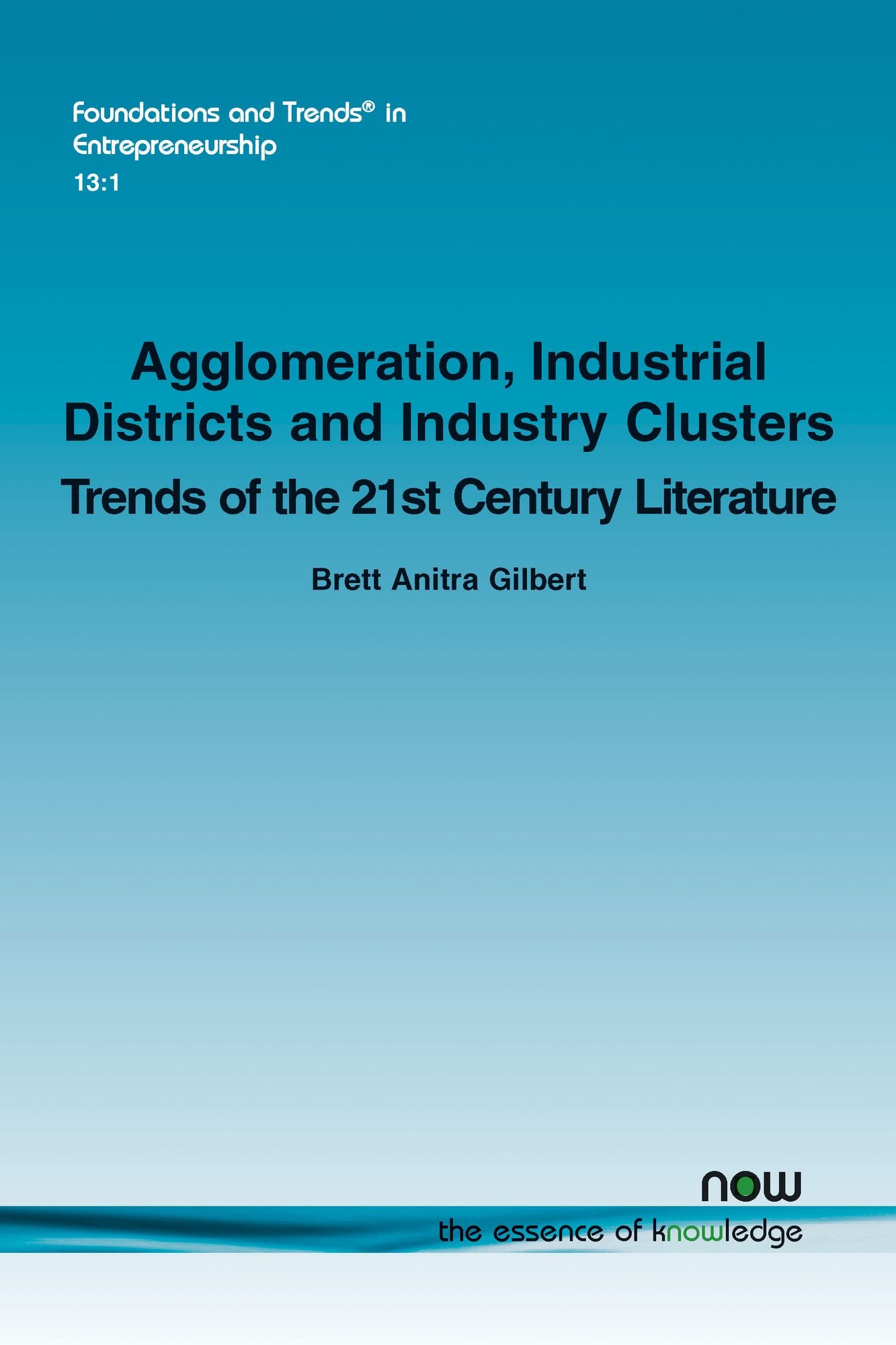 Agglomeration, Industrial Districts and Industry Clusters: Trends of the 21th Century Literature