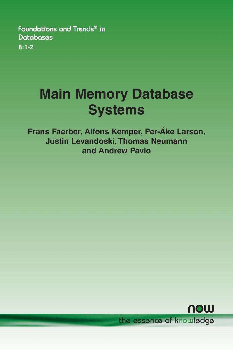 Main Memory Database Systems