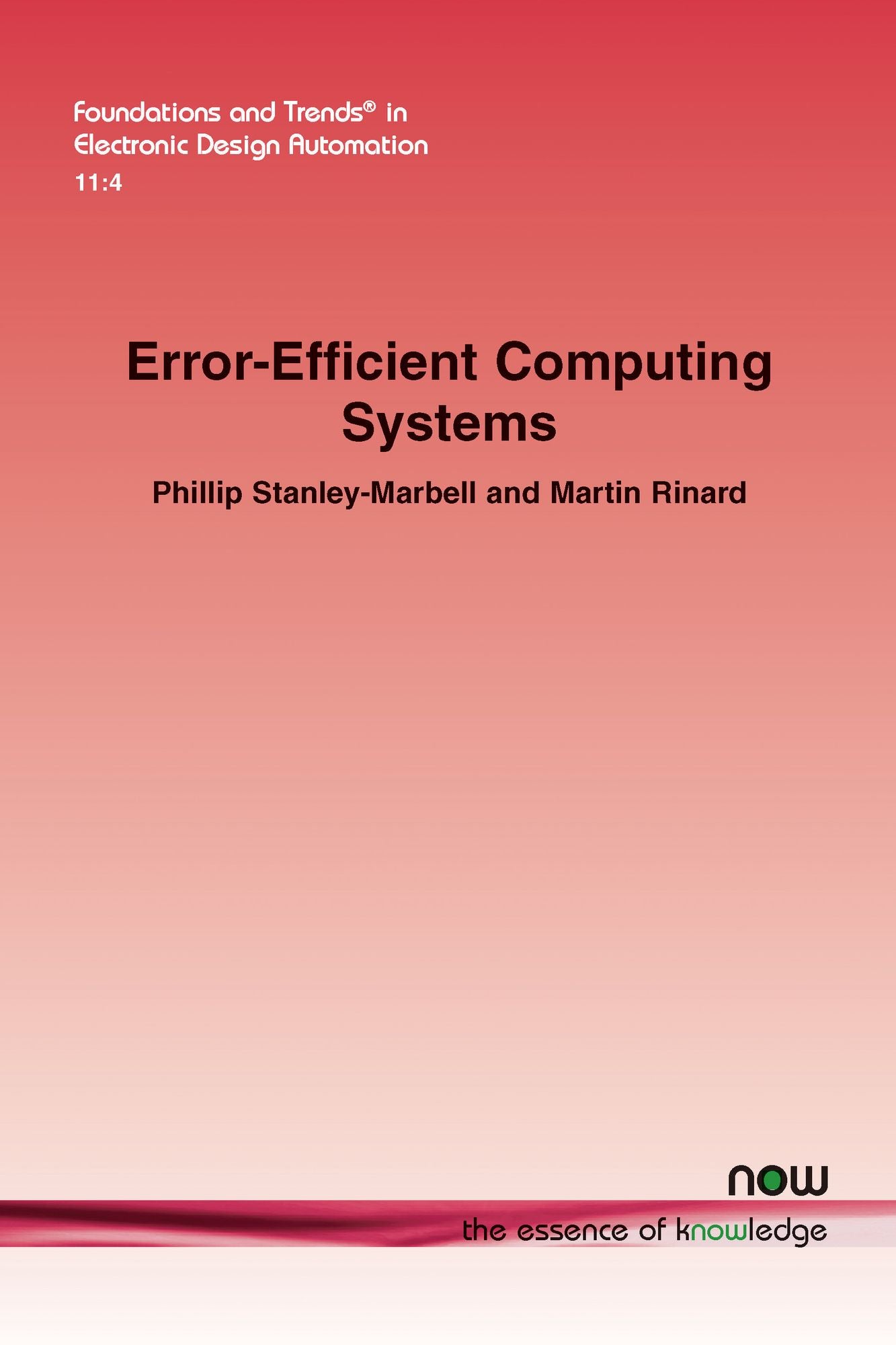 Error-Efficient Computing Systems