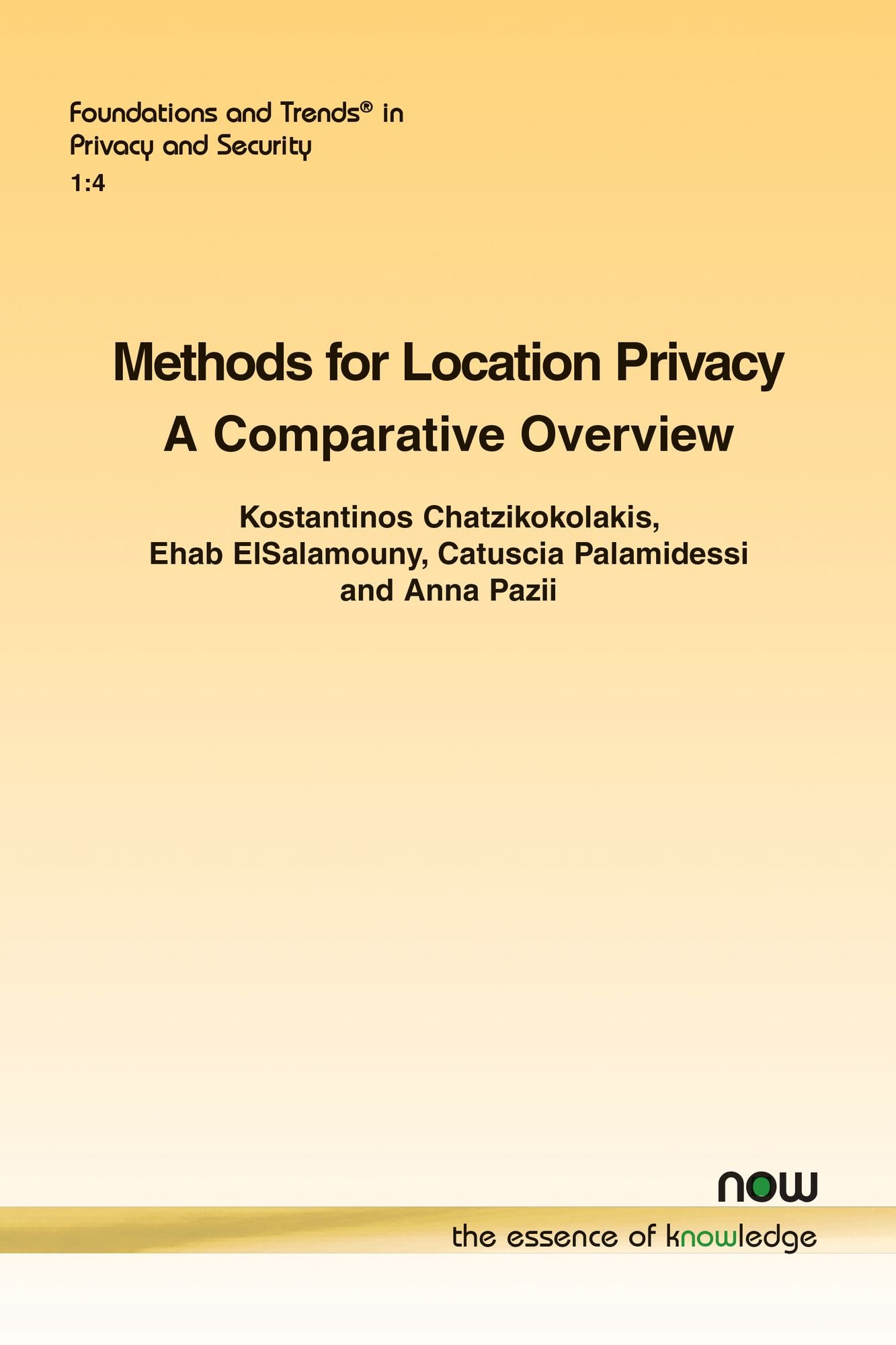 Methods for Location Privacy: A comparative overview