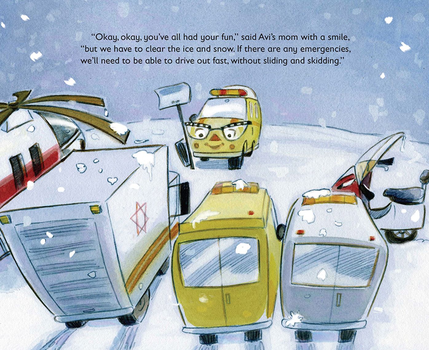 Avi the Ambulance and the Snowy Day